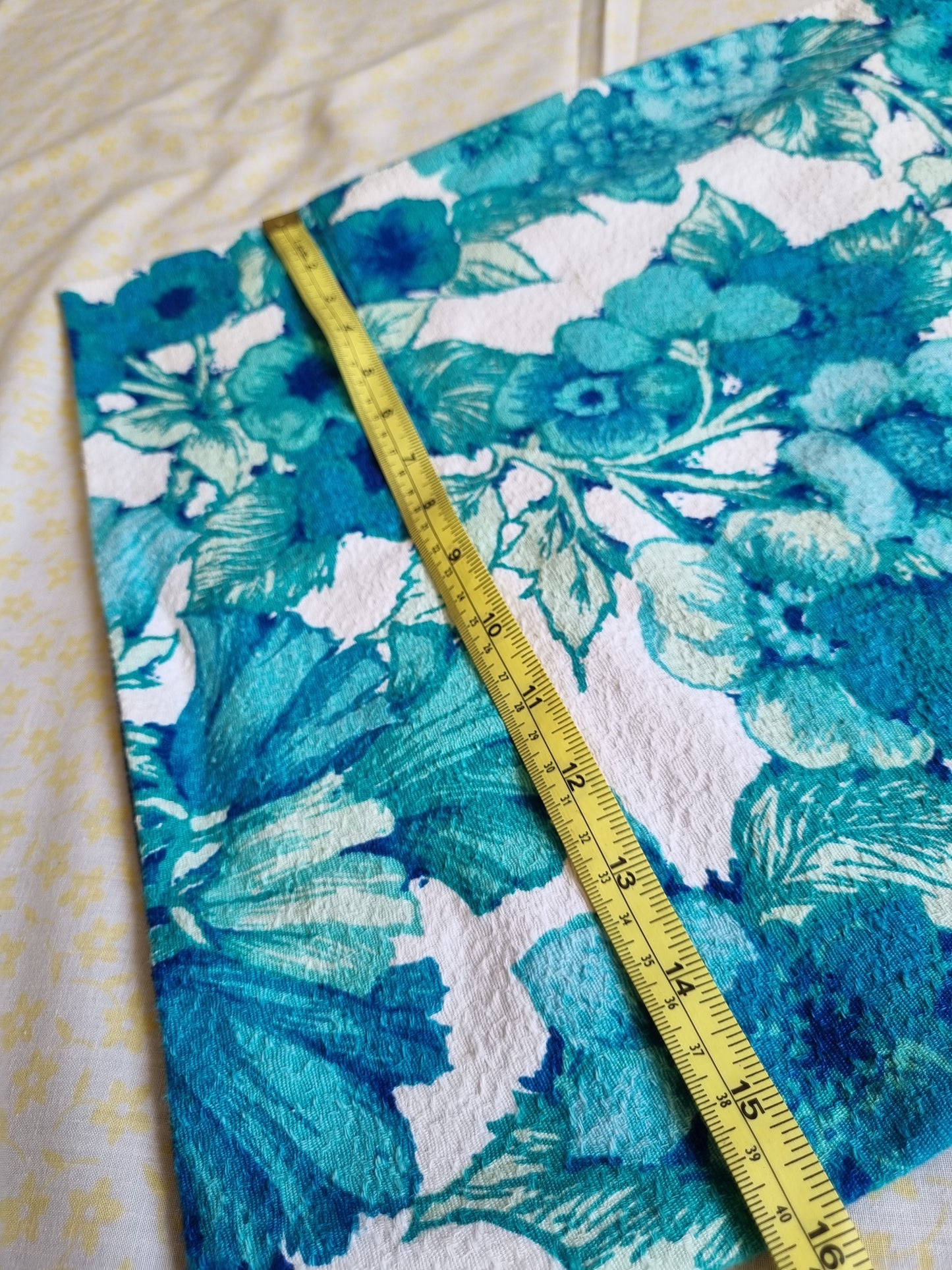 Floral Bark-Cloth Tote Bag