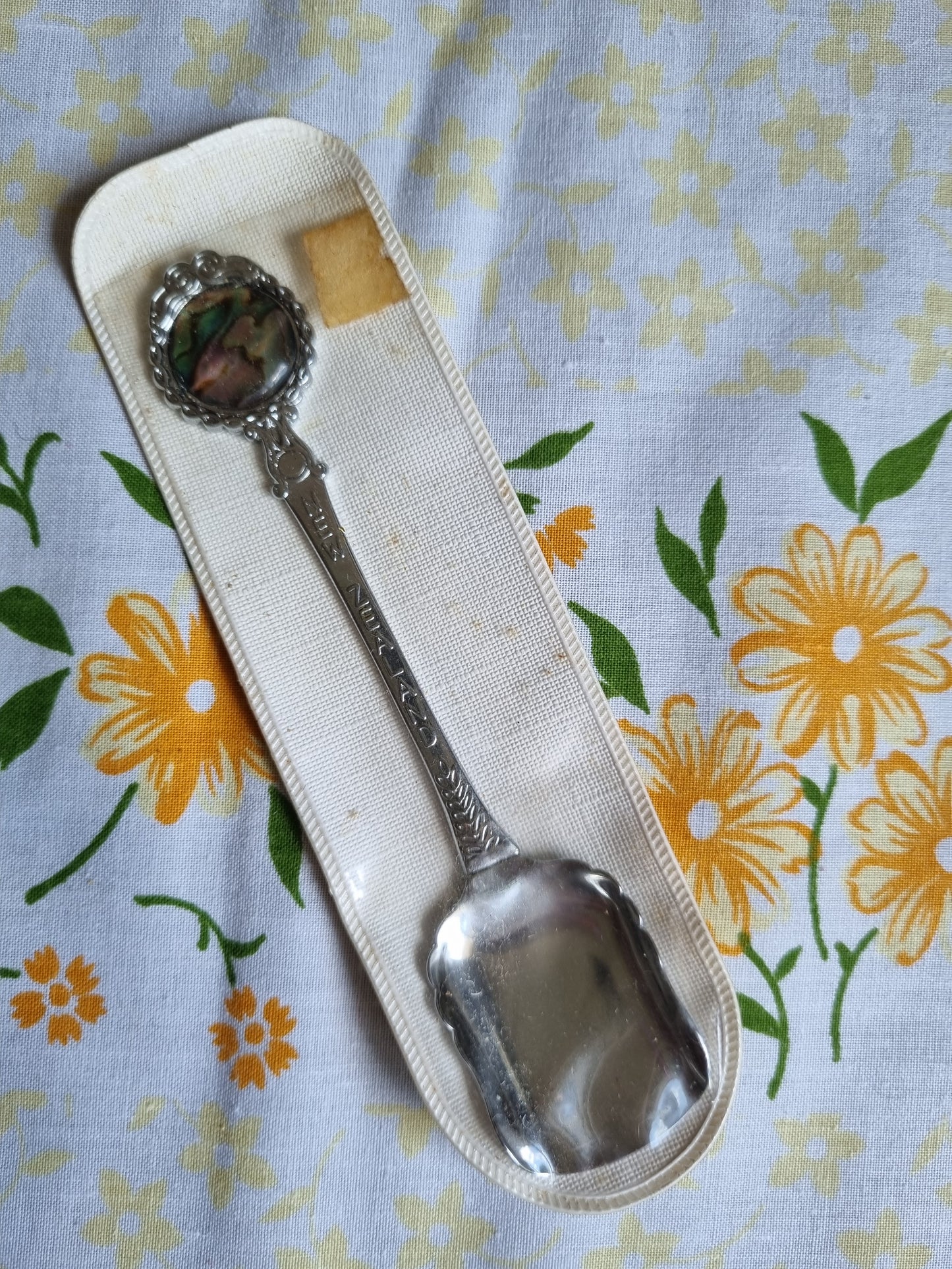 Souvenir Teaspoon - Paua Shell NZ
