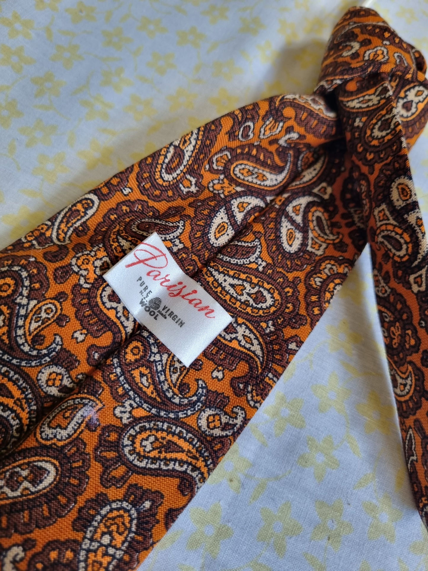 SALE Wool Paisley Tie by 'Parisian'