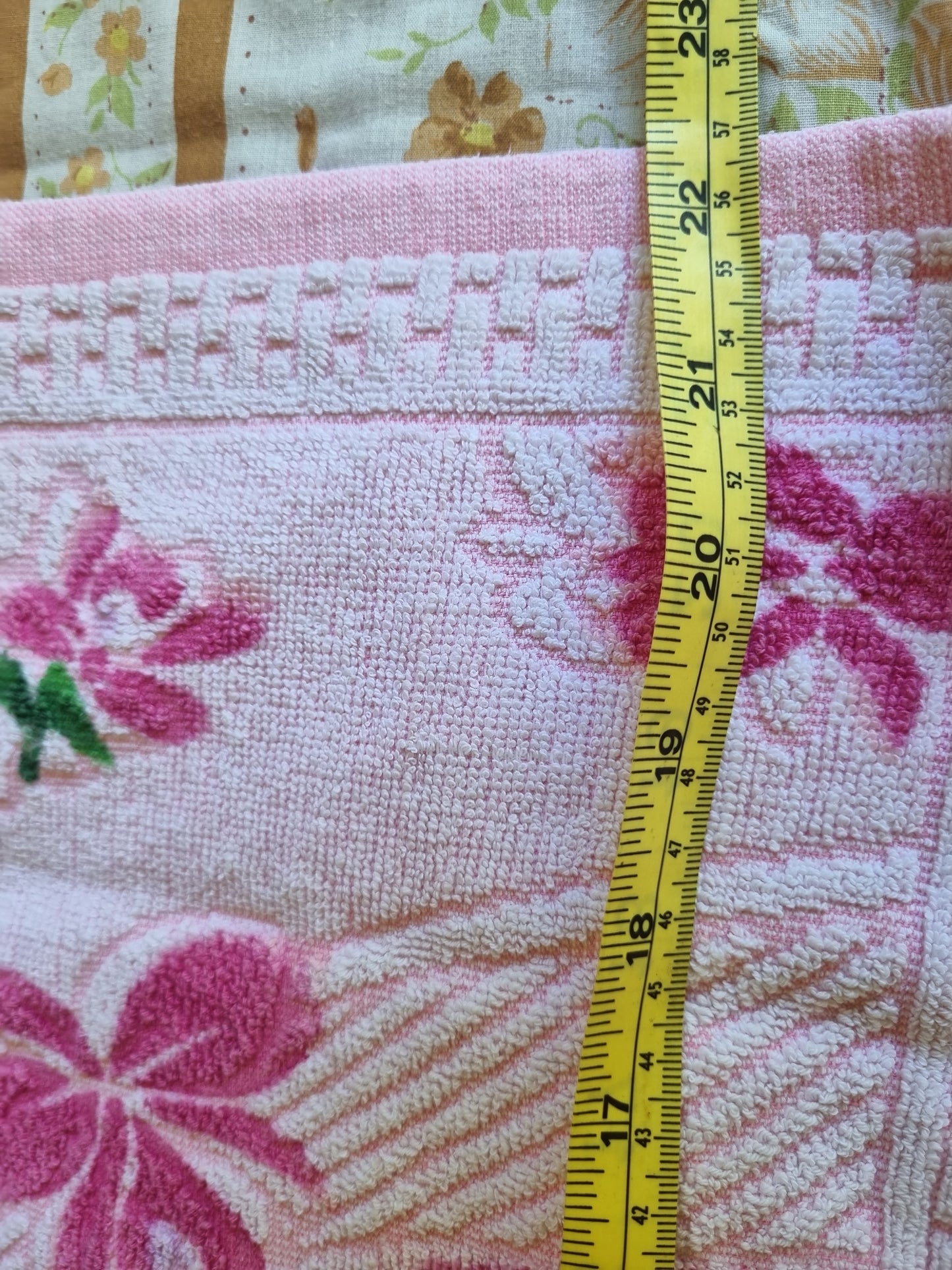 Vintage Hand Towel - Orchids