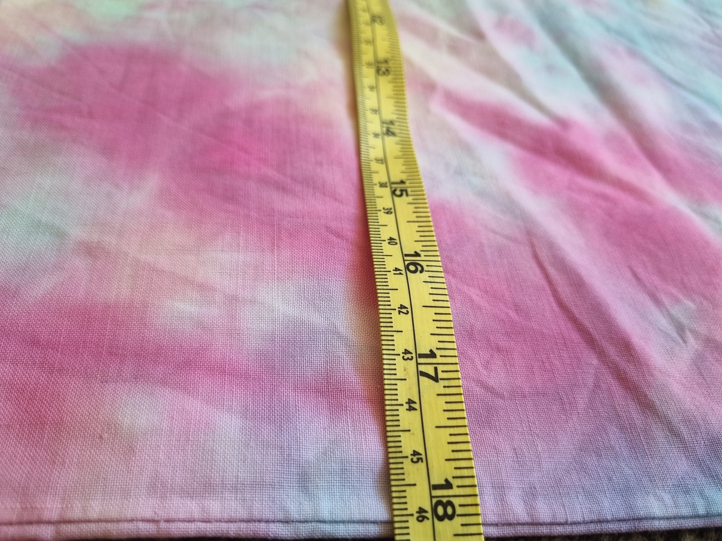 Tie Dye Pillowcase - Vintage Embroidery