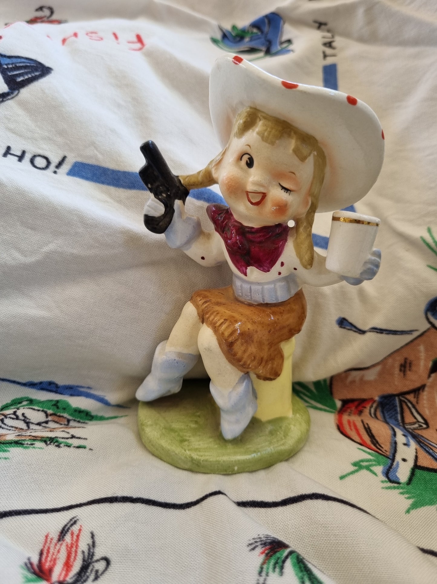 Vintage Cowgirl Ornament