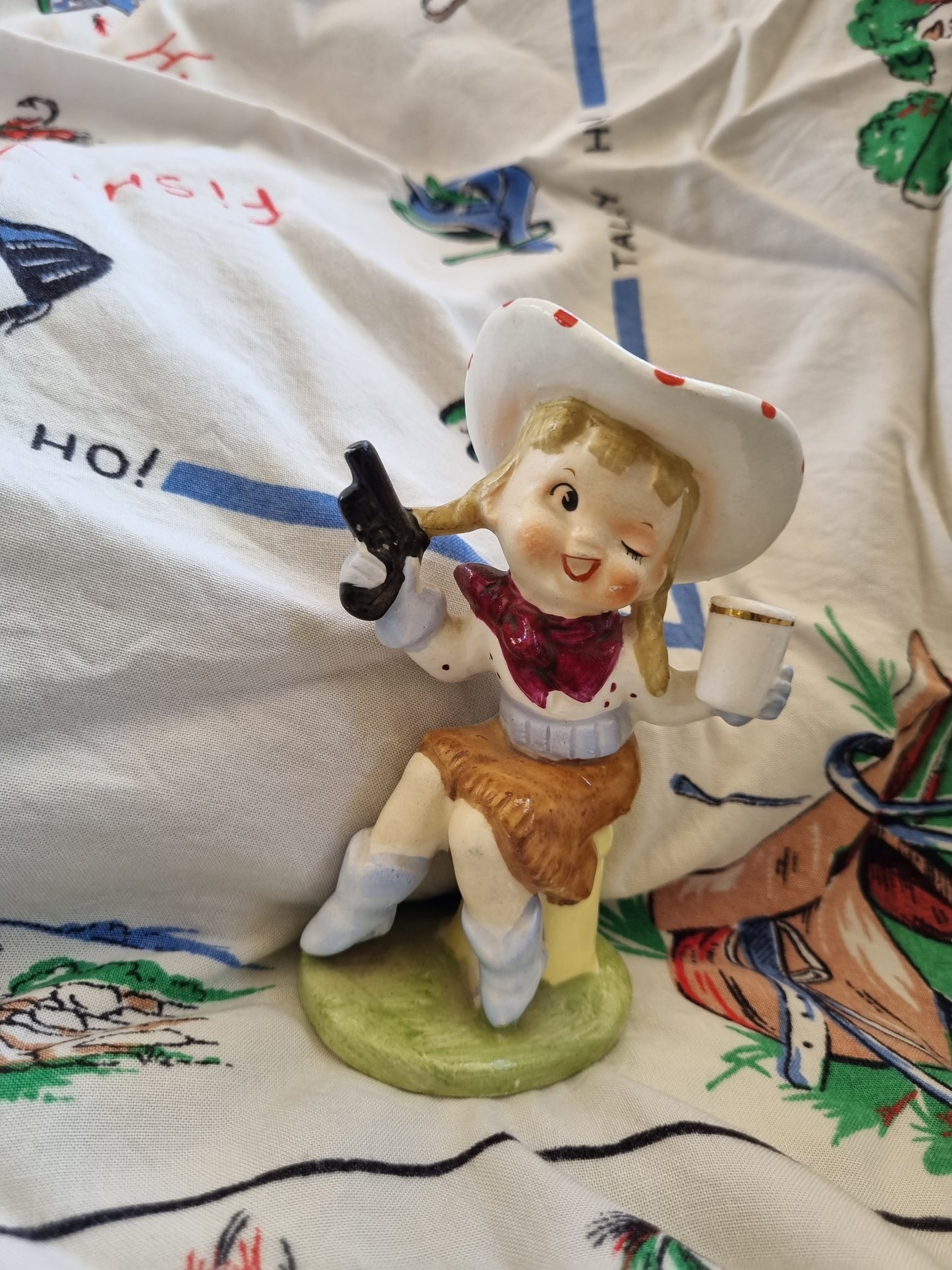 Vintage Cowgirl Ornament