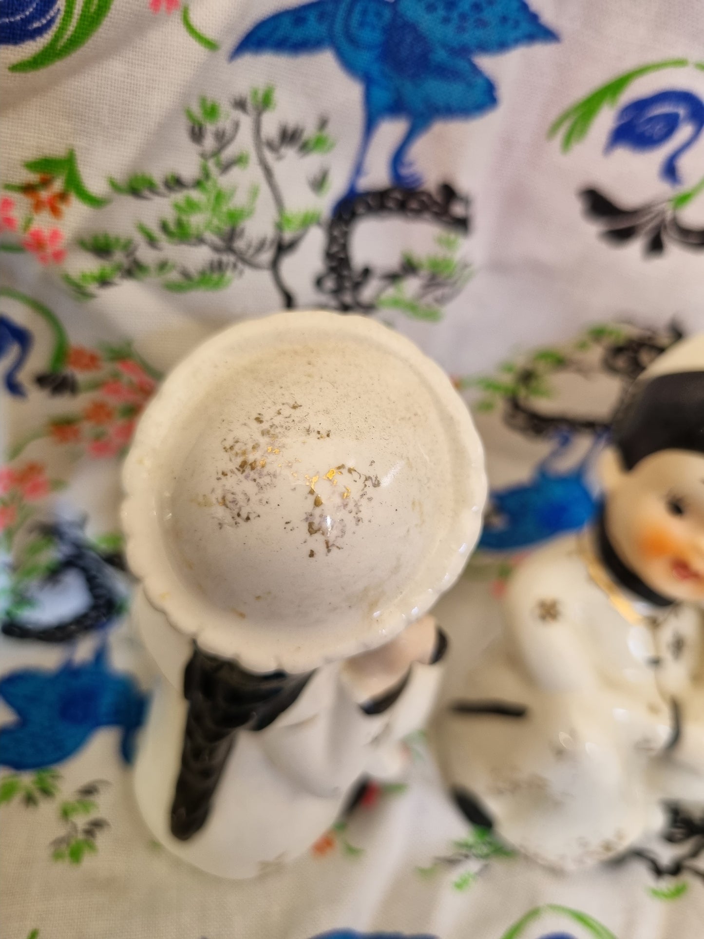 Vintage Ornaments Chinese Girl and Boy