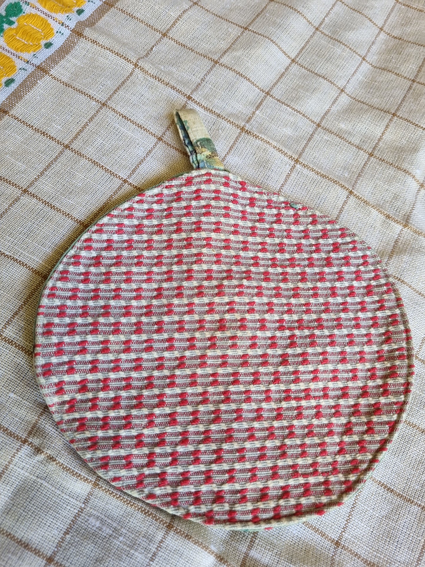 Vintage Pot Mitt (Round)