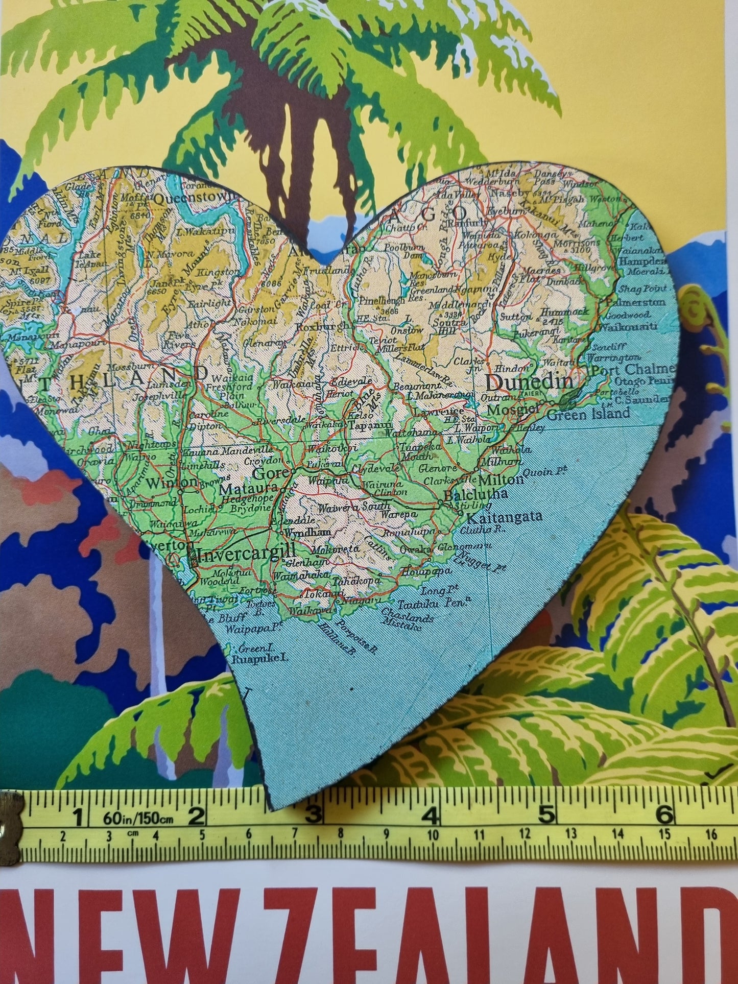 Wall Decor - Dunedin Map