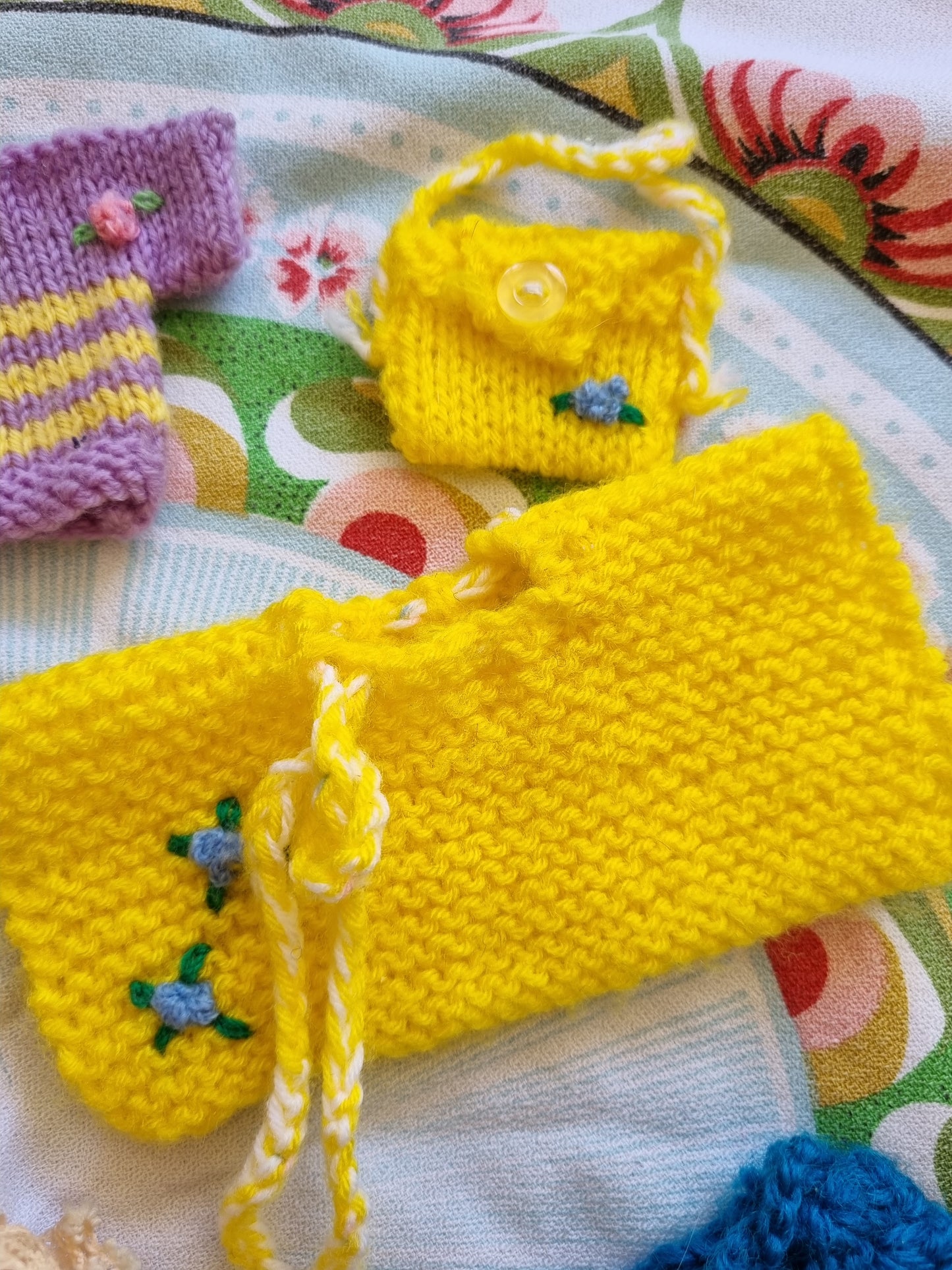 Fashion Doll with Knitted & Crocheted Clothes