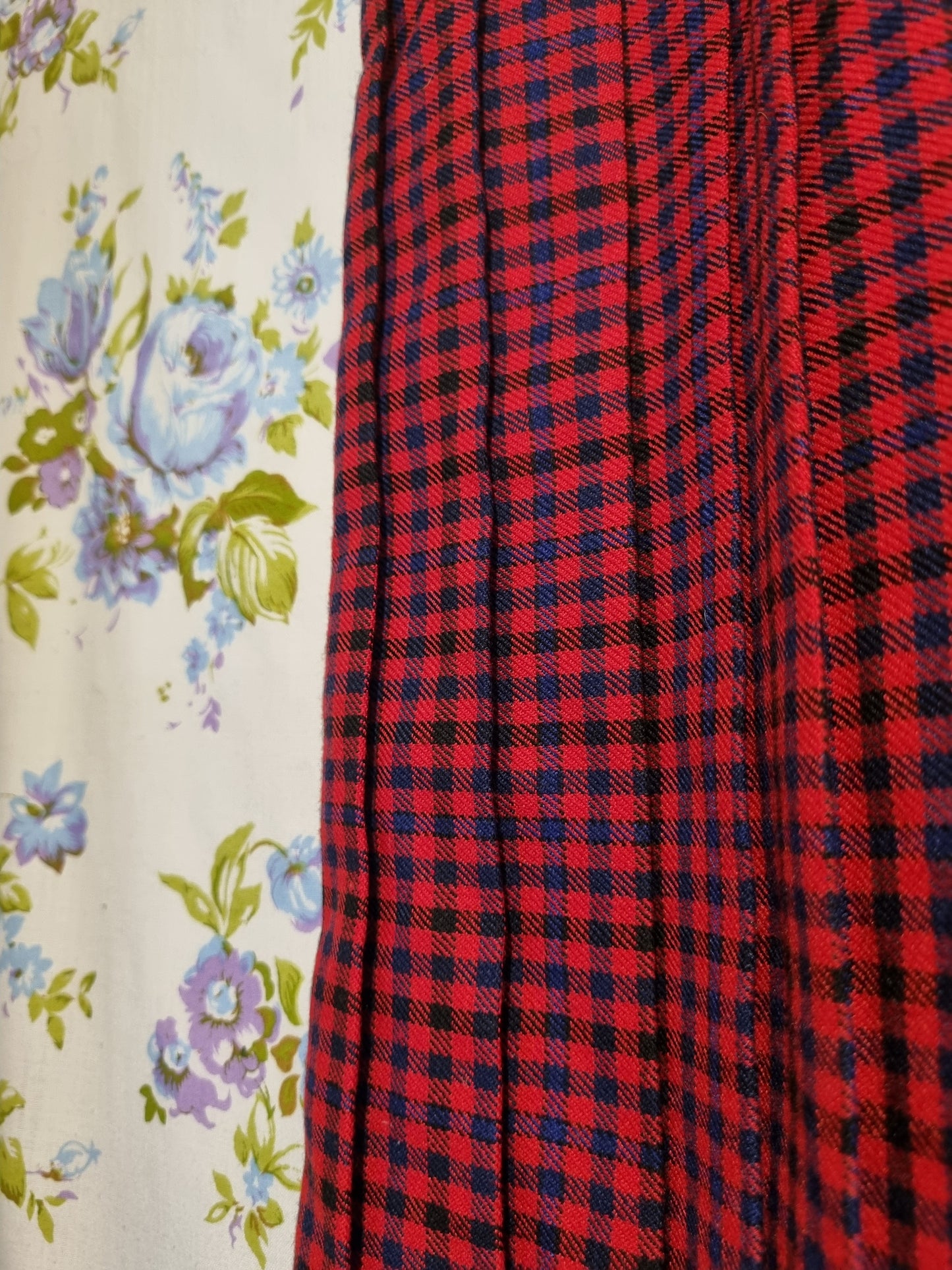 Pleated Plaid Skirt (10-14)