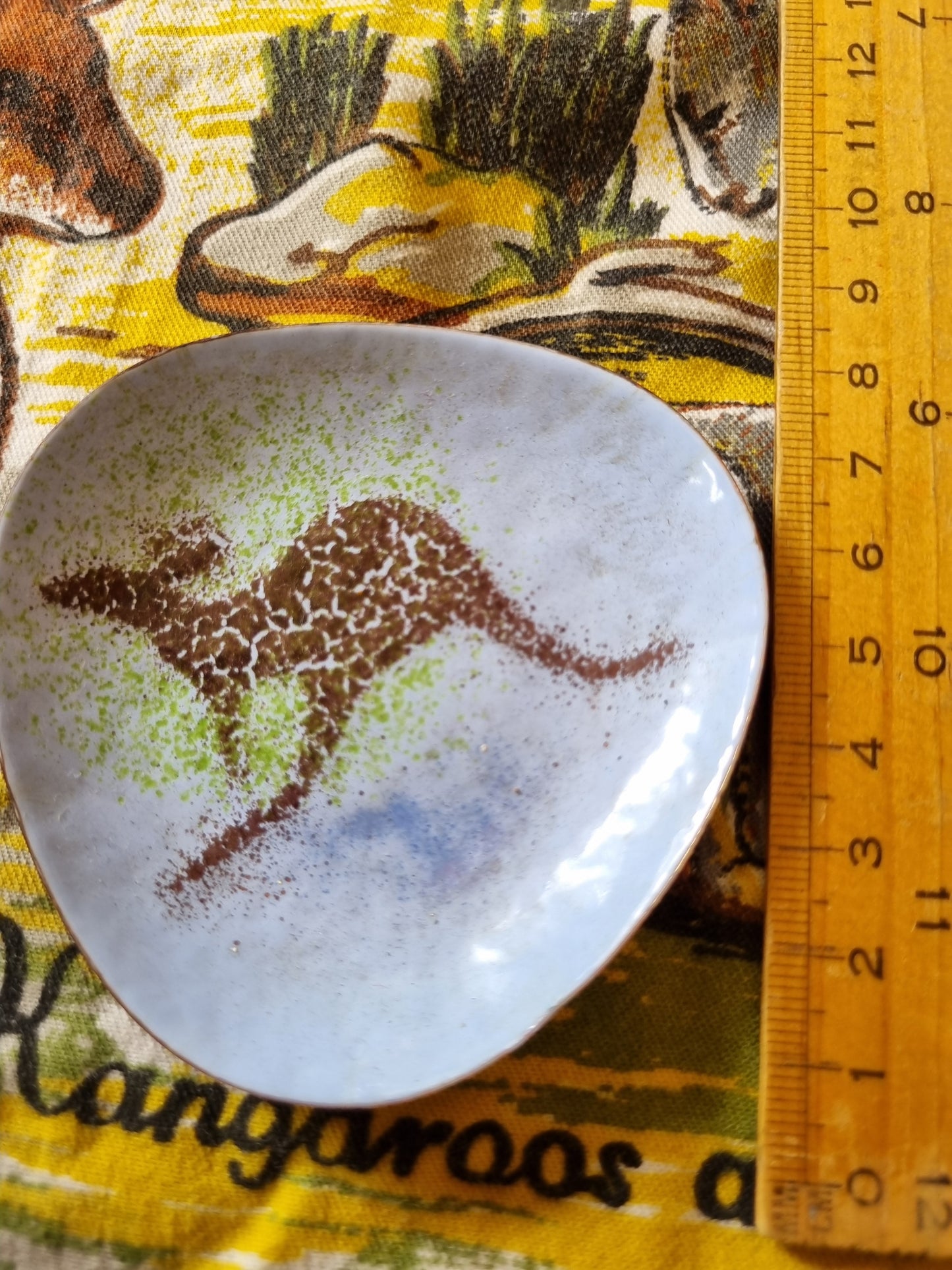 Kangaroo Vintage Enamel Trinket Dish