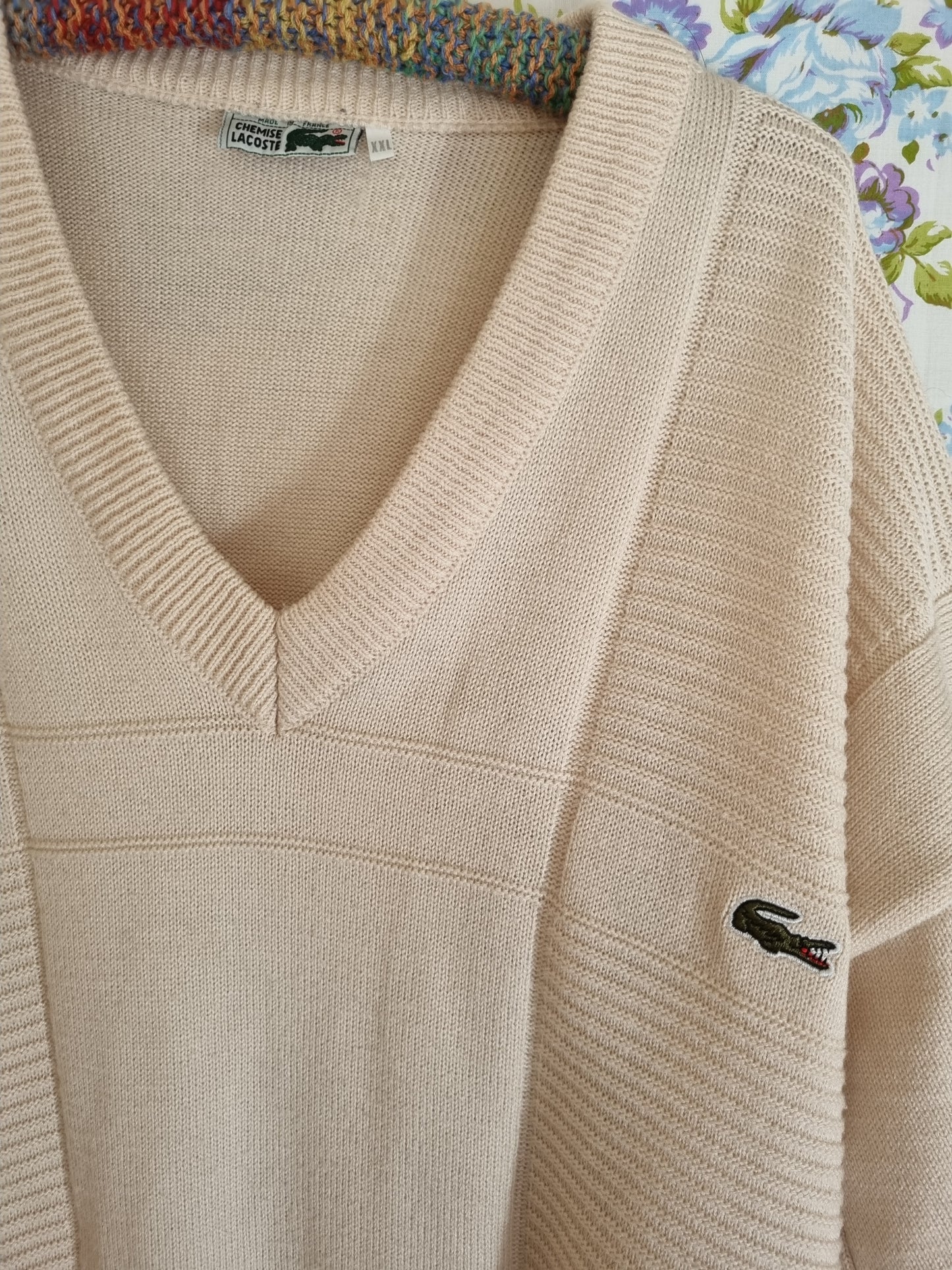 Vintage Lacoste Tennis Jersey - 1980s (M-L)