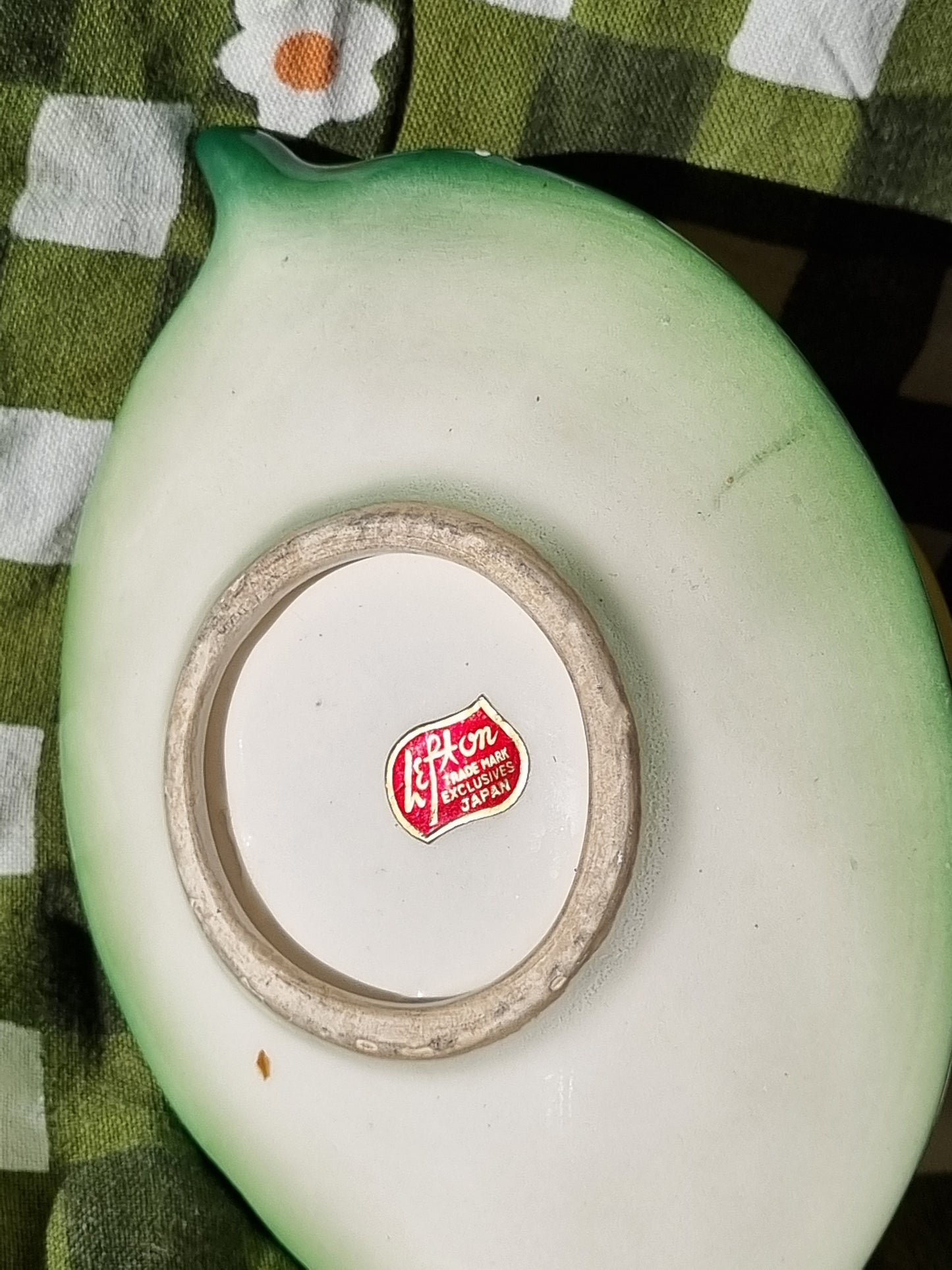 Lefton - Ceramic Jam/Condiment Pot - Pear