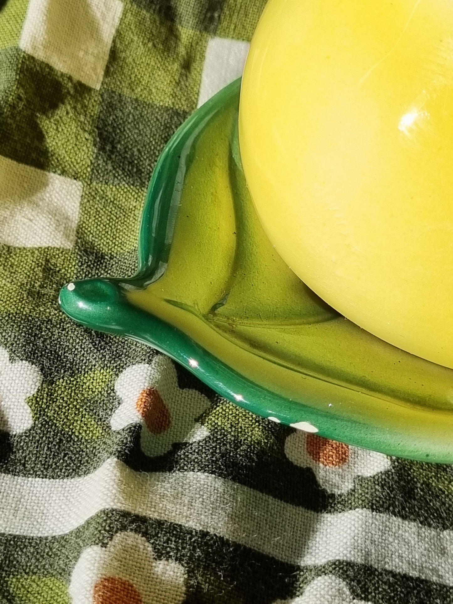 Lefton - Ceramic Jam/Condiment Pot - Pear