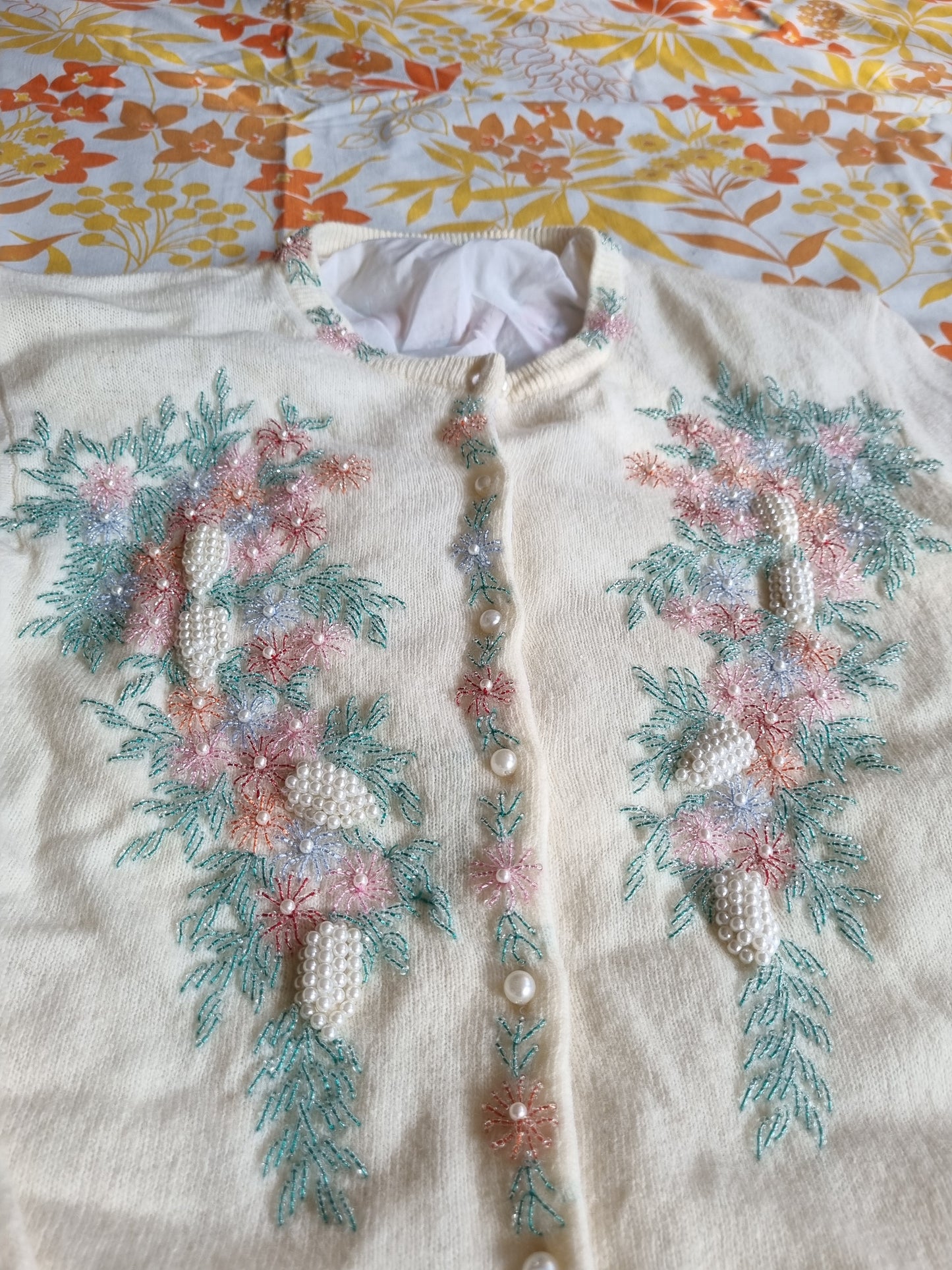 Stunning Beaded Cardigan (M)