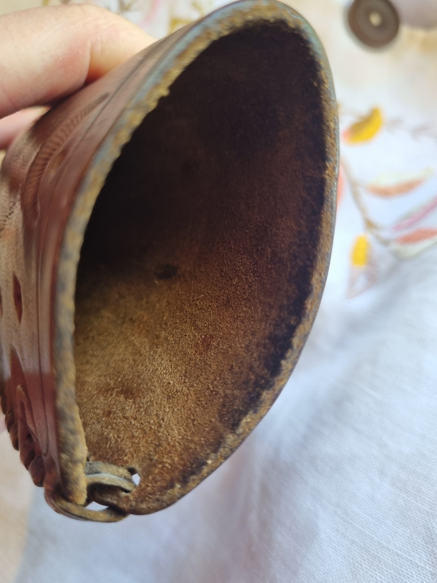 Kiwiana Tooled Leather Sunglass Pouch