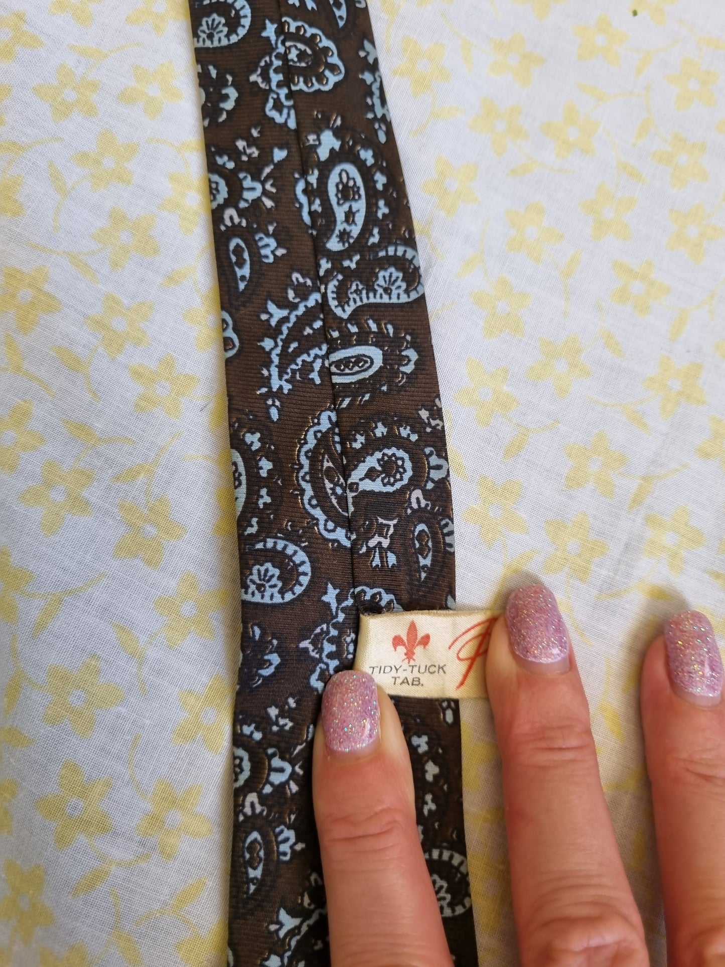 Thin Paisley Tie By Parisian (NZ)
