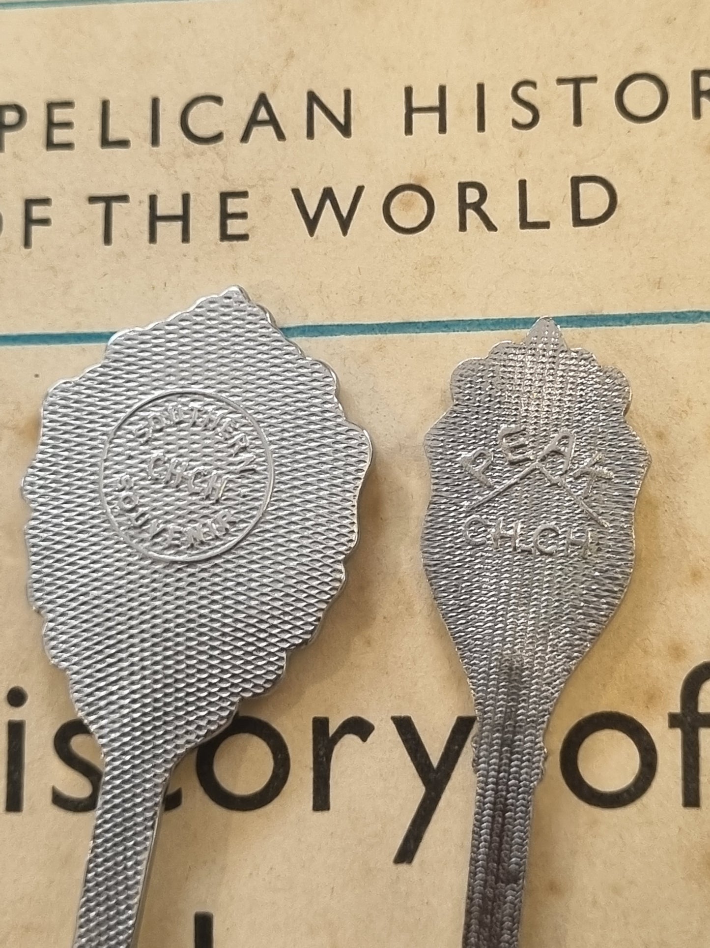 Vintage Souvenir Teaspoons - Akaroa x 2