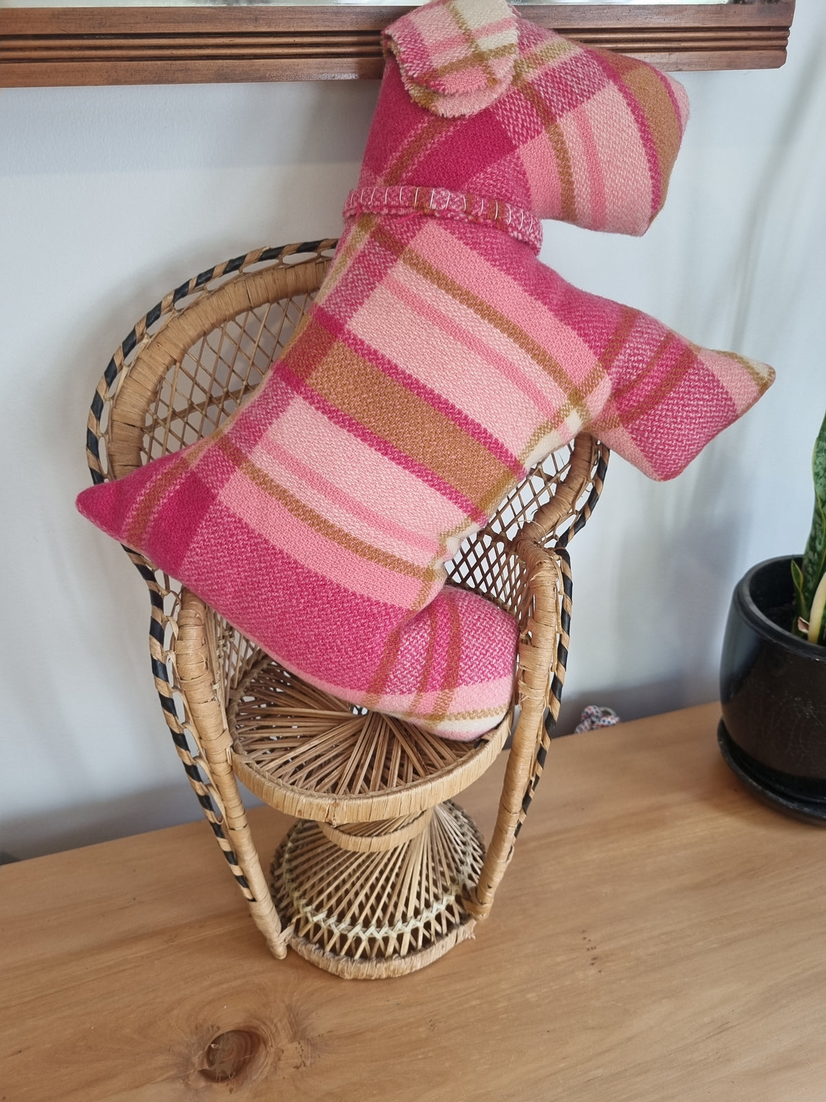 Miniature Cane Peacock Chair