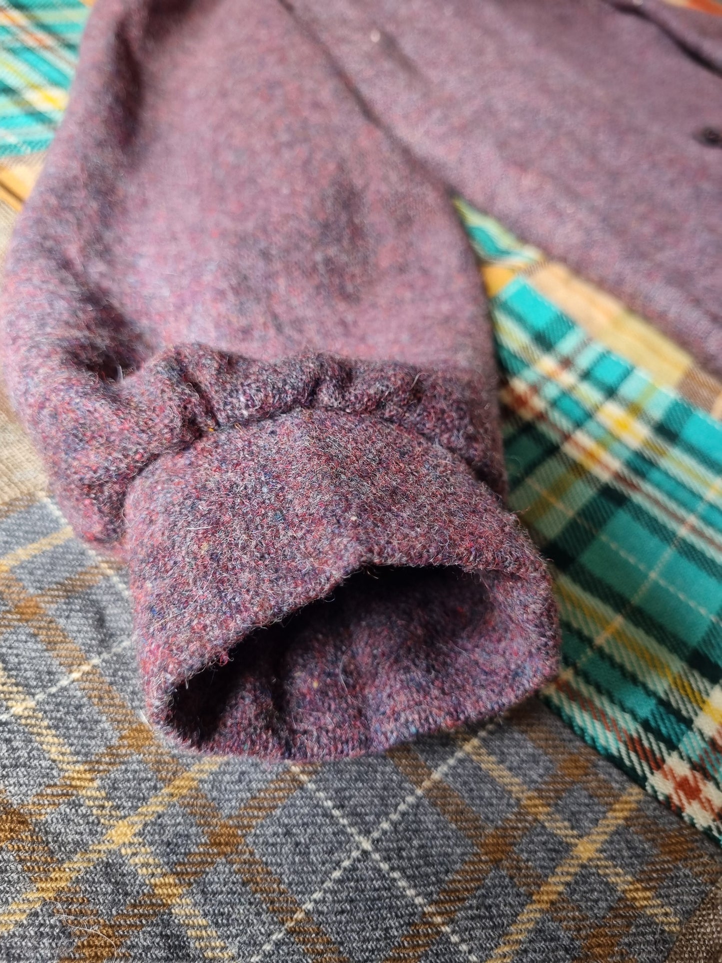 Purple Wool Women's Blazer