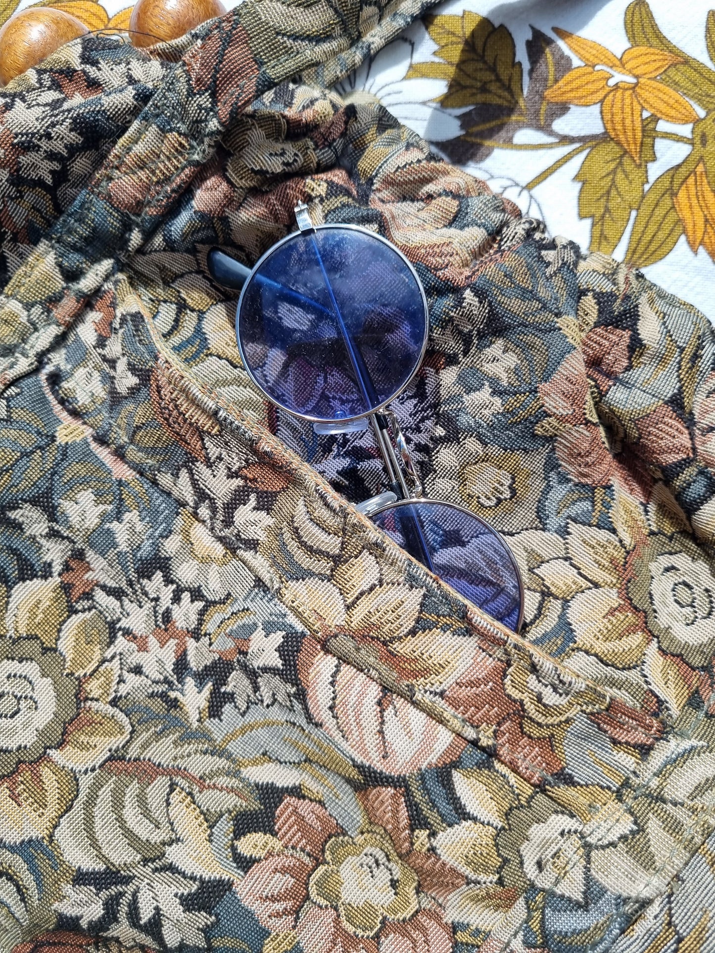 Tapestry Fabric Handbag