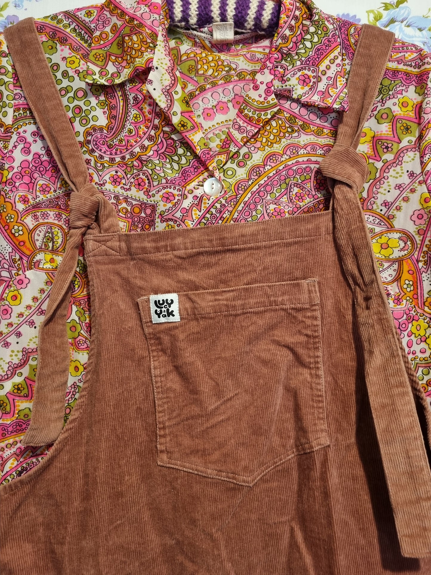 Lucy & Yak Corduroy Pinafore (10-12)