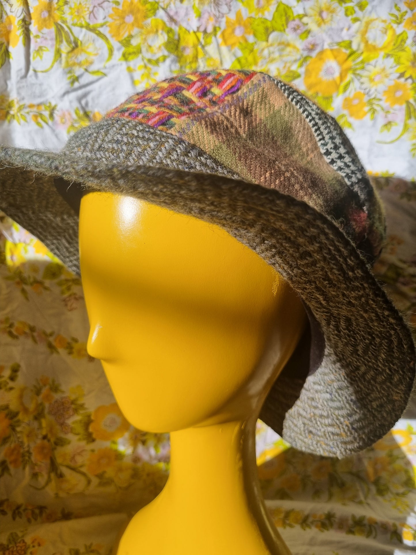 Irish Tweed Patchwork Hat