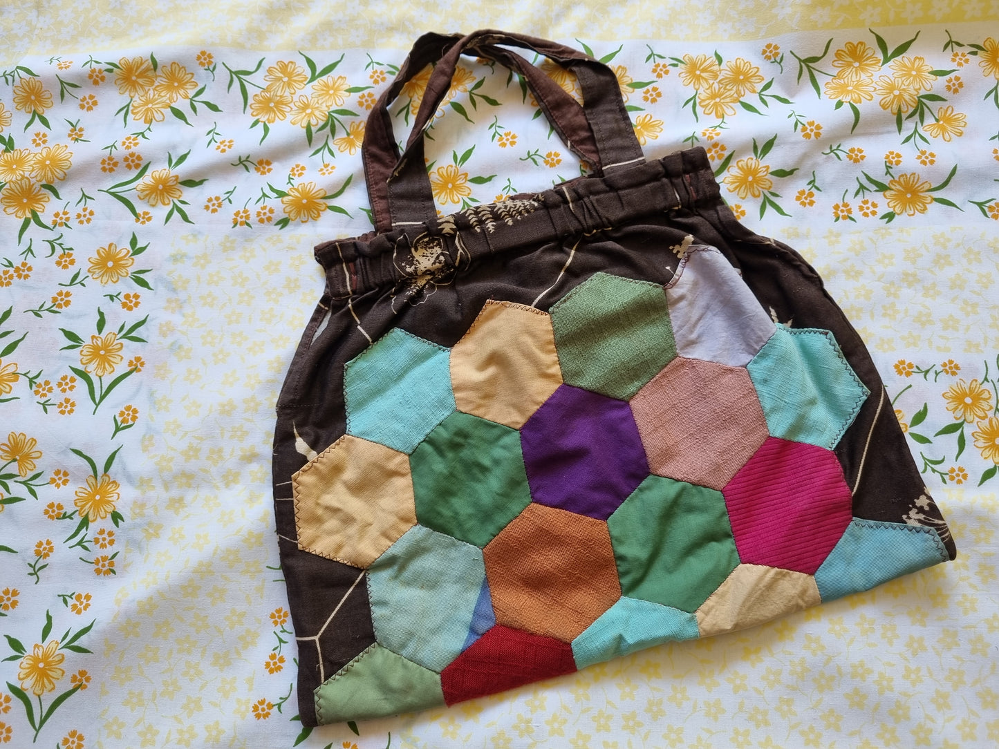 Homemade Vintage Patchwork Bag