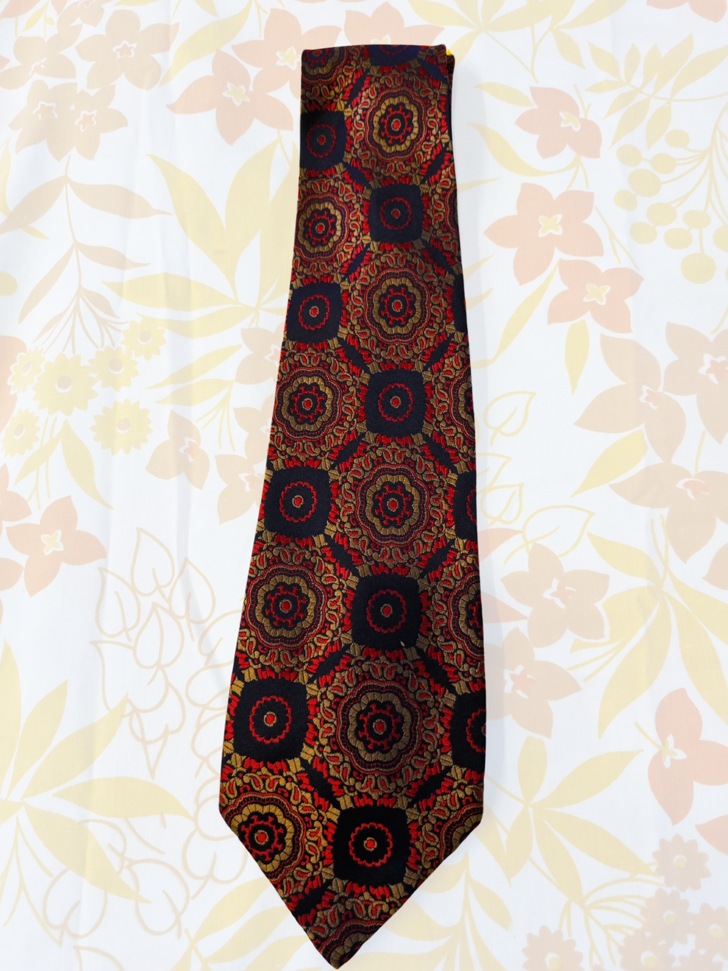Vintage Tie - Klipper - Red, Black, Bronze