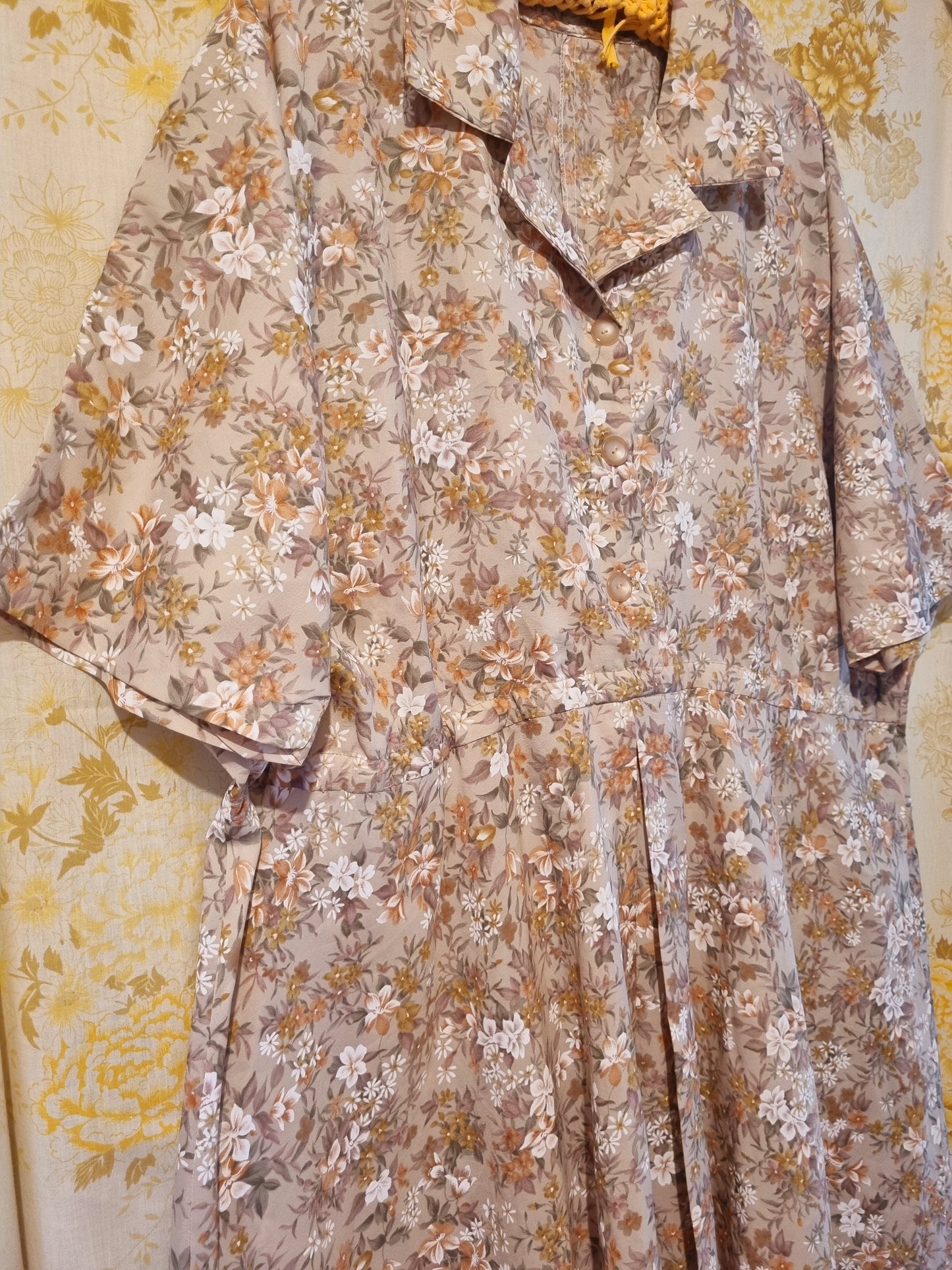 Floral shirt dress (XXL)