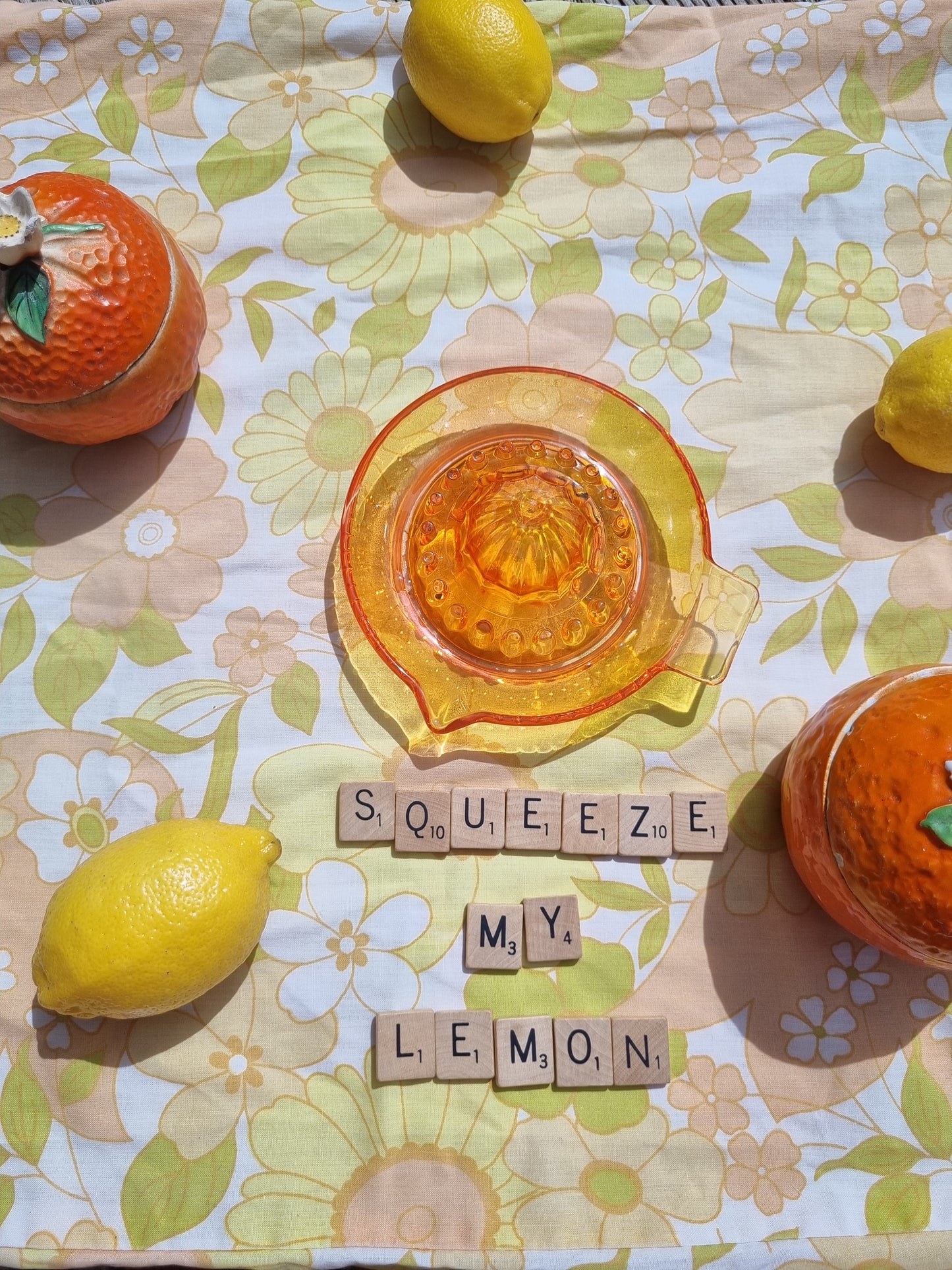 Glass Lemon Squeezer - Arcoroc (Orange)