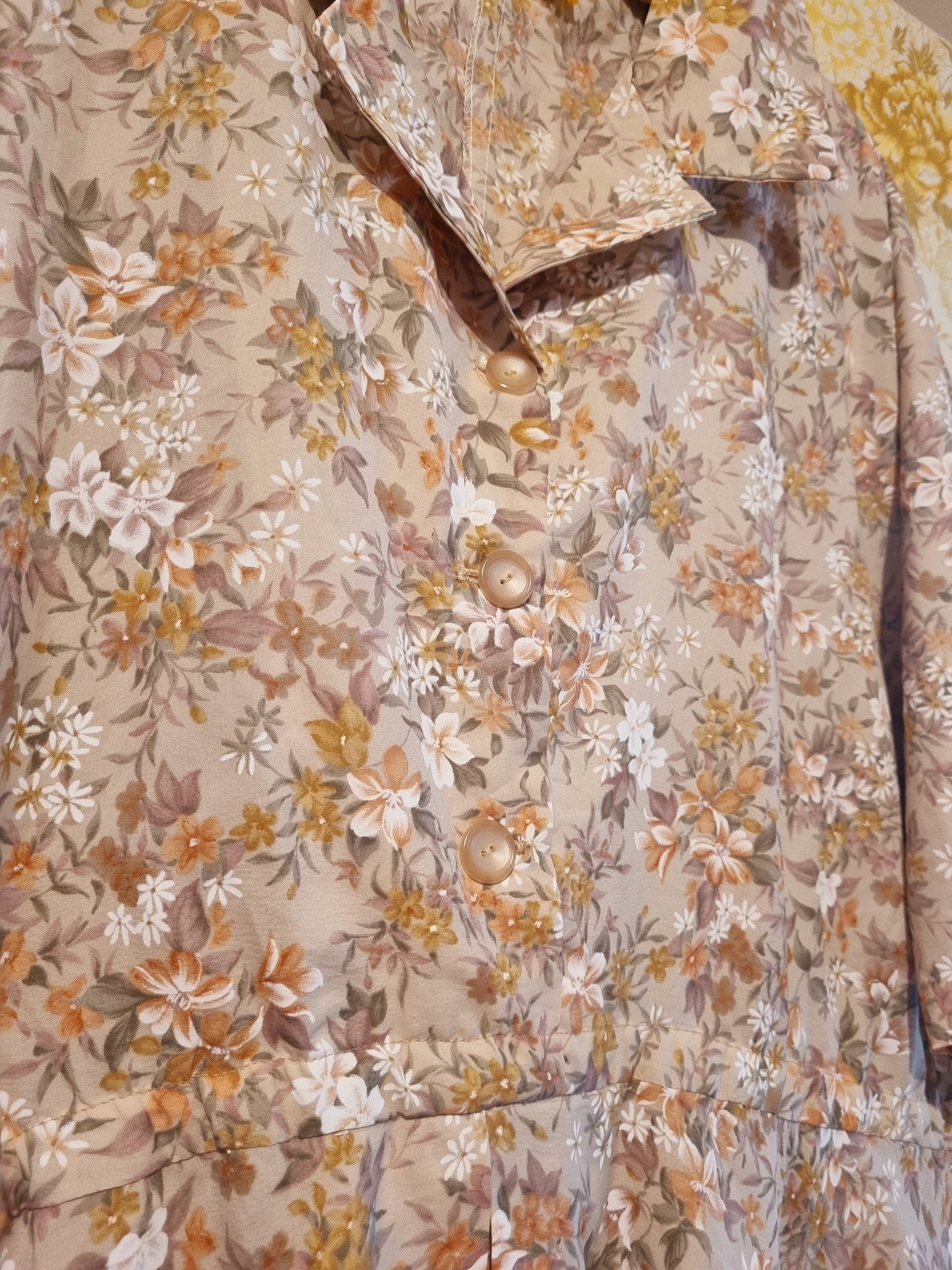 Floral shirt dress (XXL)