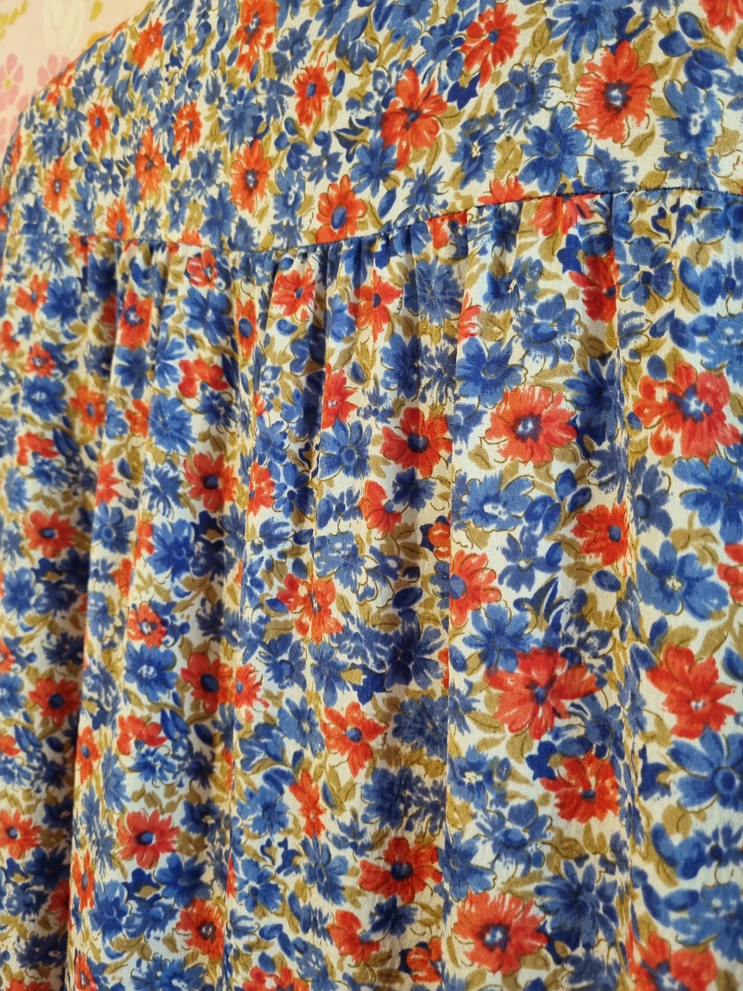 "KA'SAGE" 1980s Floral Dress (XL)