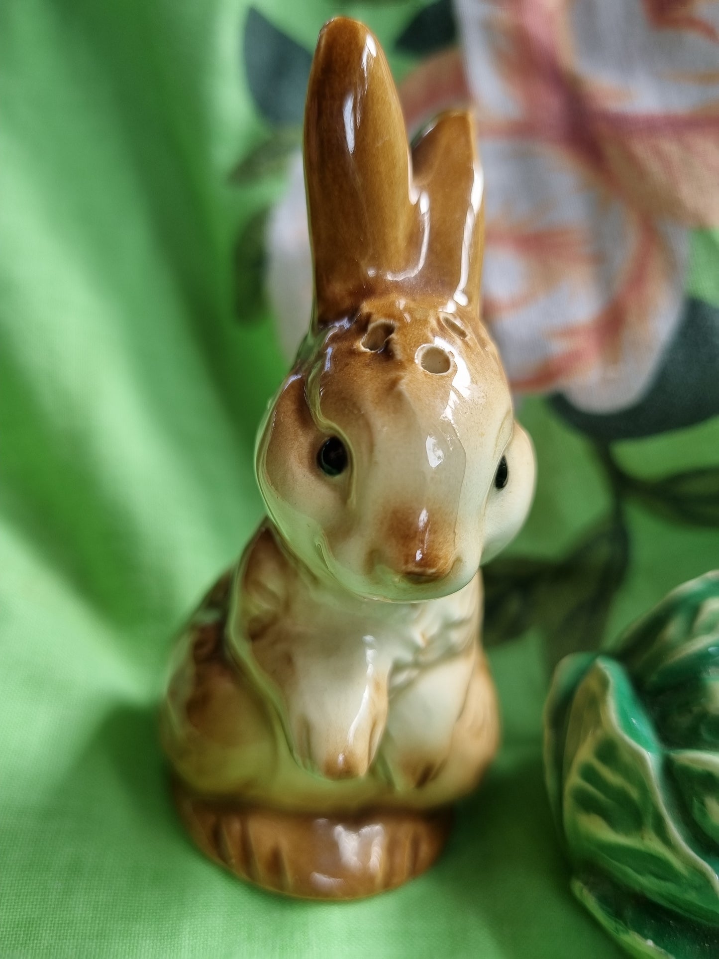 Goebel Rabbit and Cabbage Salt and Pepper Shakers (Germany)