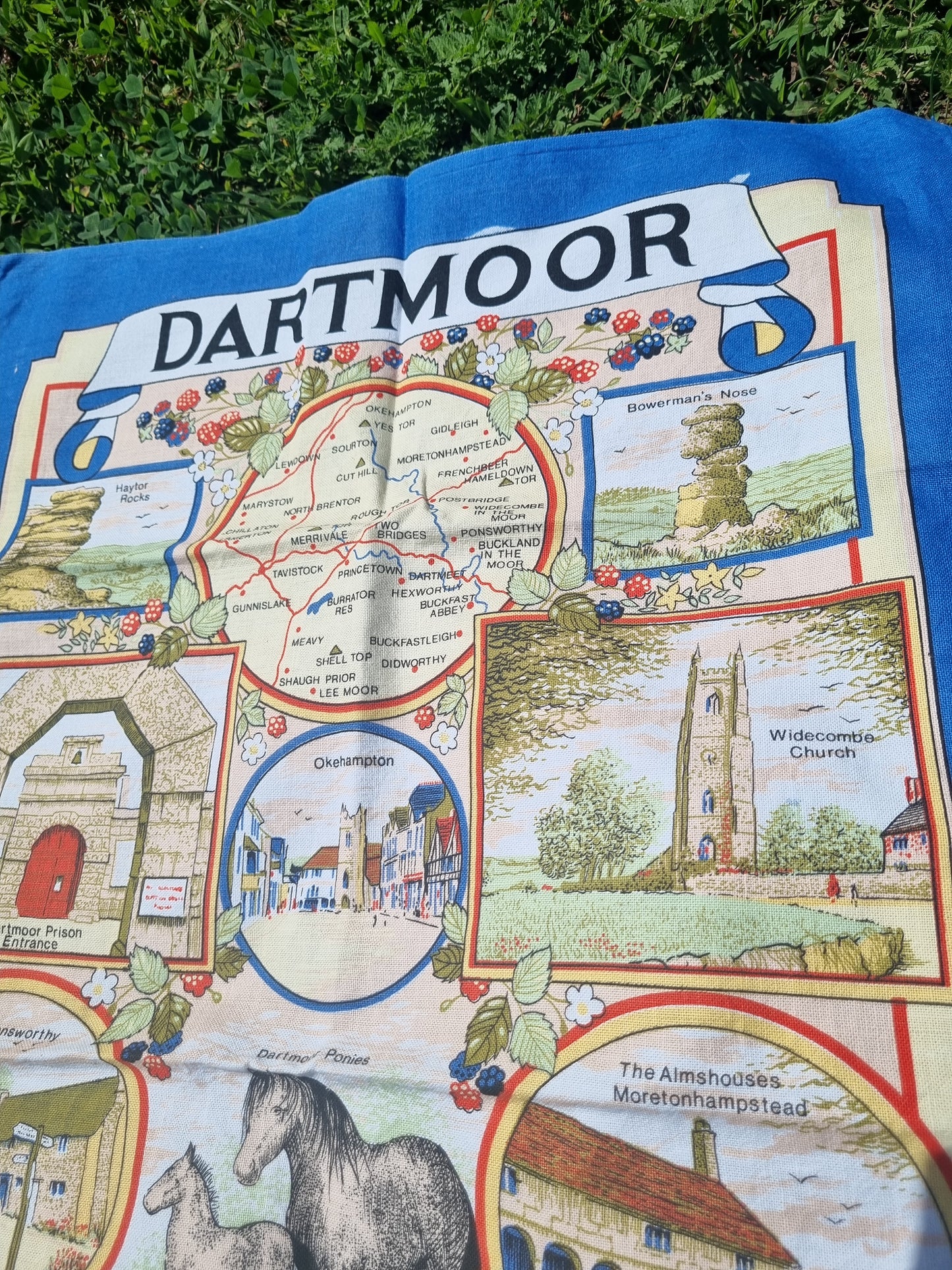 Vintage Teatowel - Dartmoor