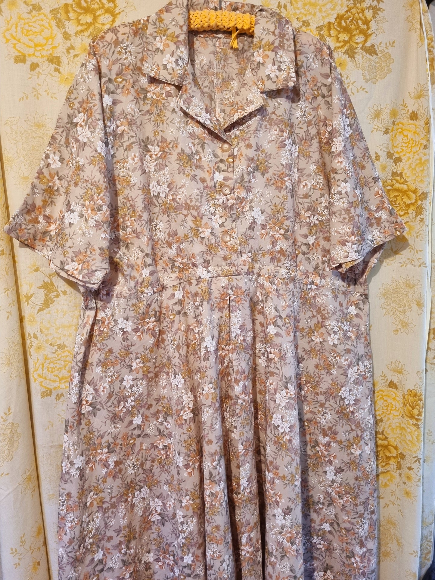 Floral shirt dress (XXL)
