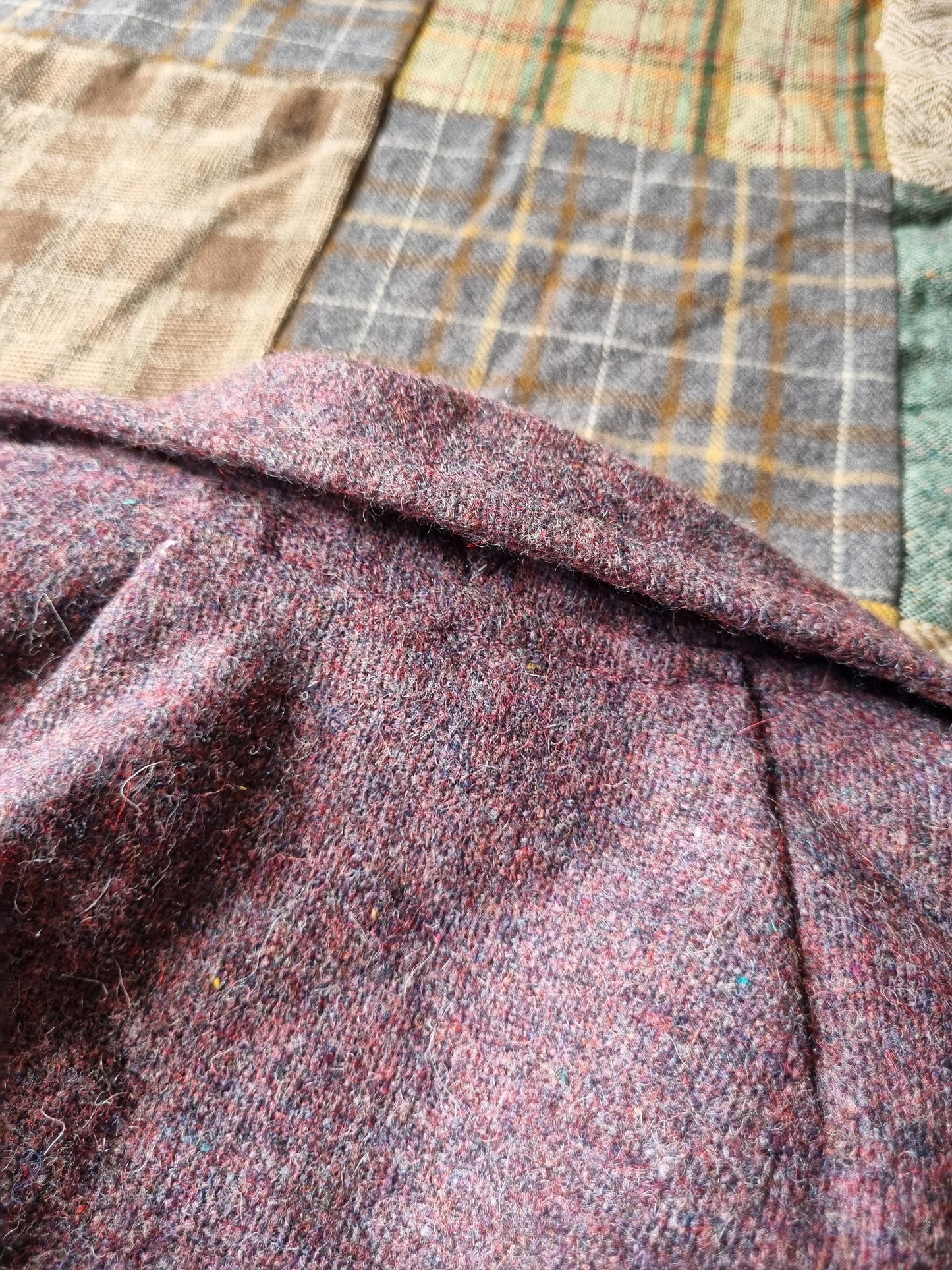 Purple Wool Women's Blazer