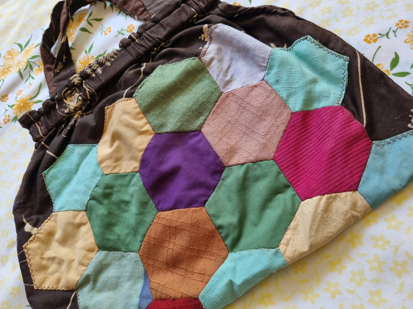 Homemade Vintage Patchwork Bag
