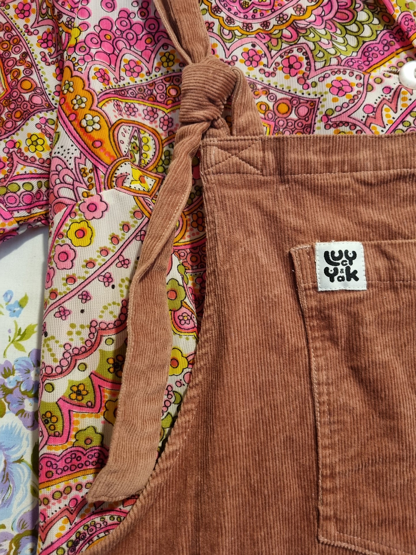 Lucy & Yak Corduroy Pinafore (10-12)
