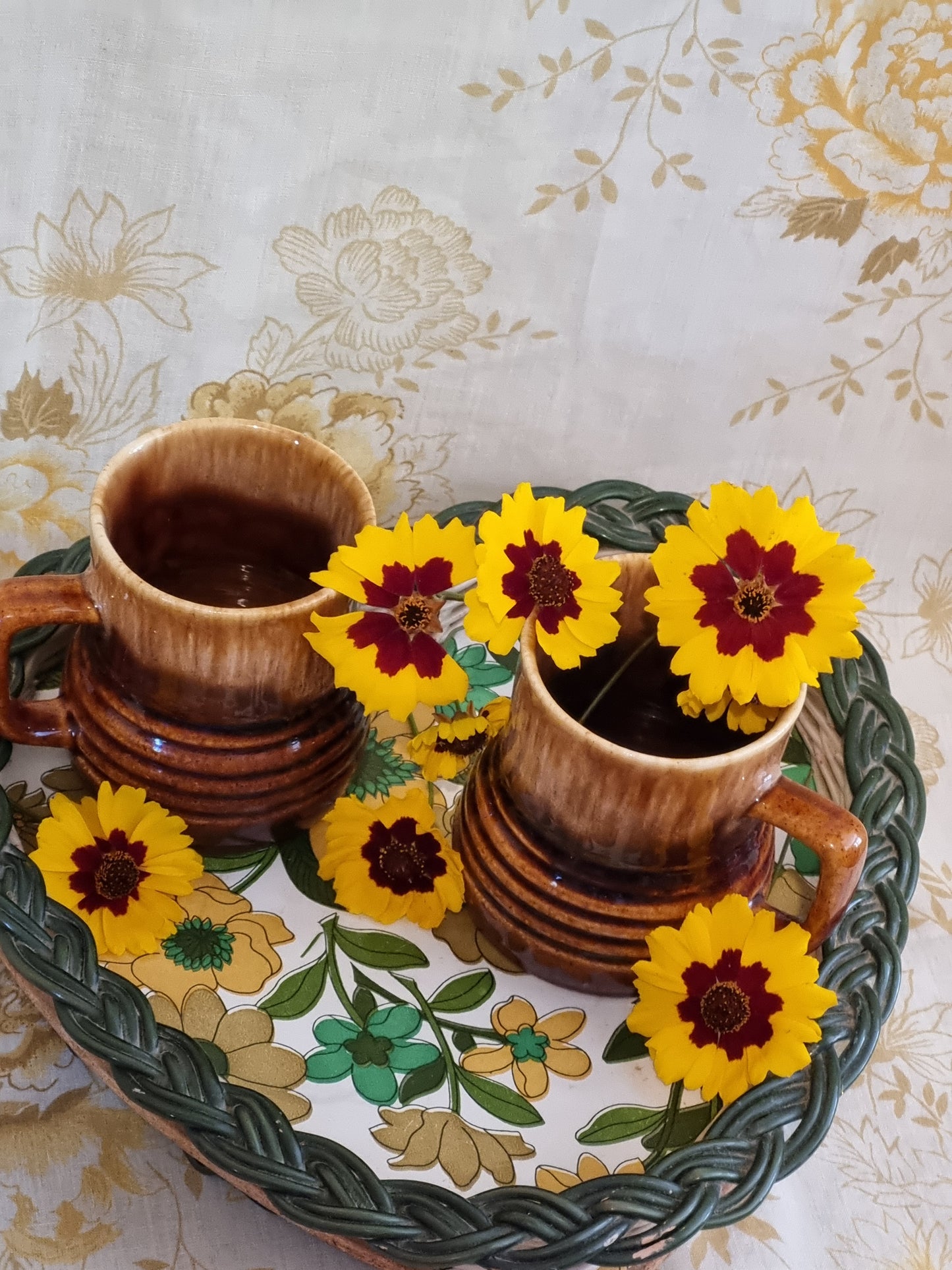 Crown Lynn Mugs - Shape 1242 (x2)