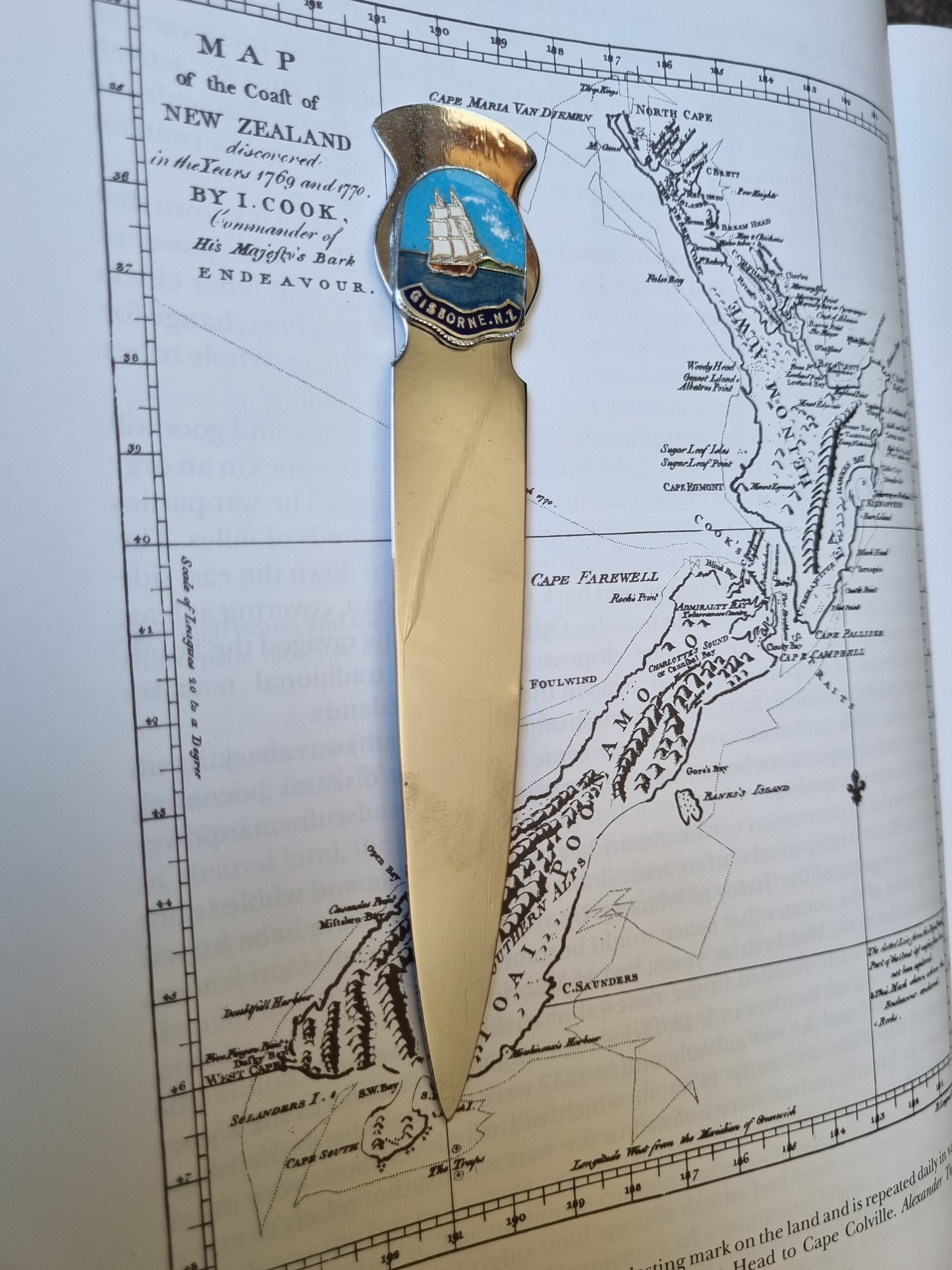Gisborne NZ Souvenir - Letter Opener