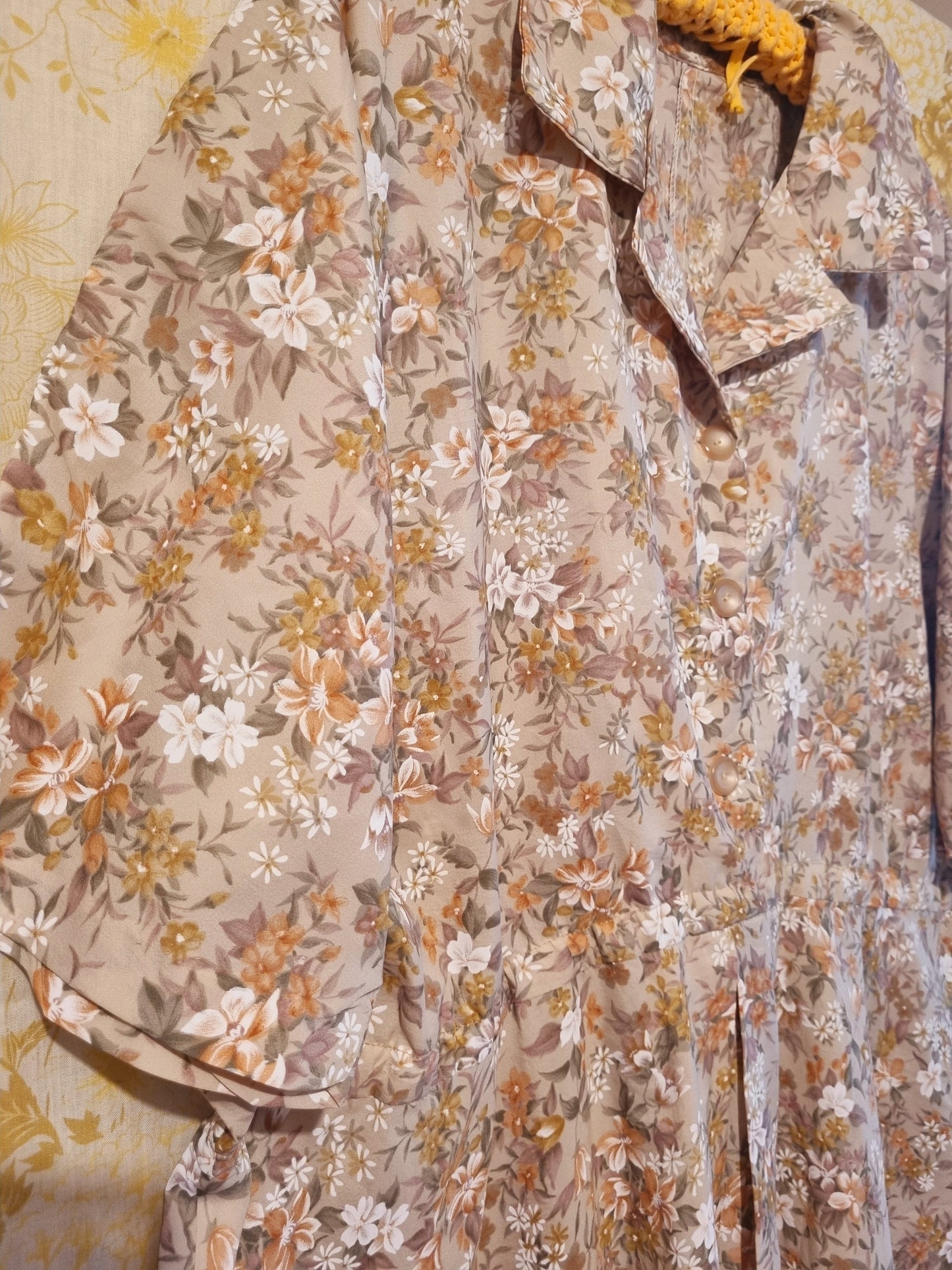 Floral shirt dress (XXL)