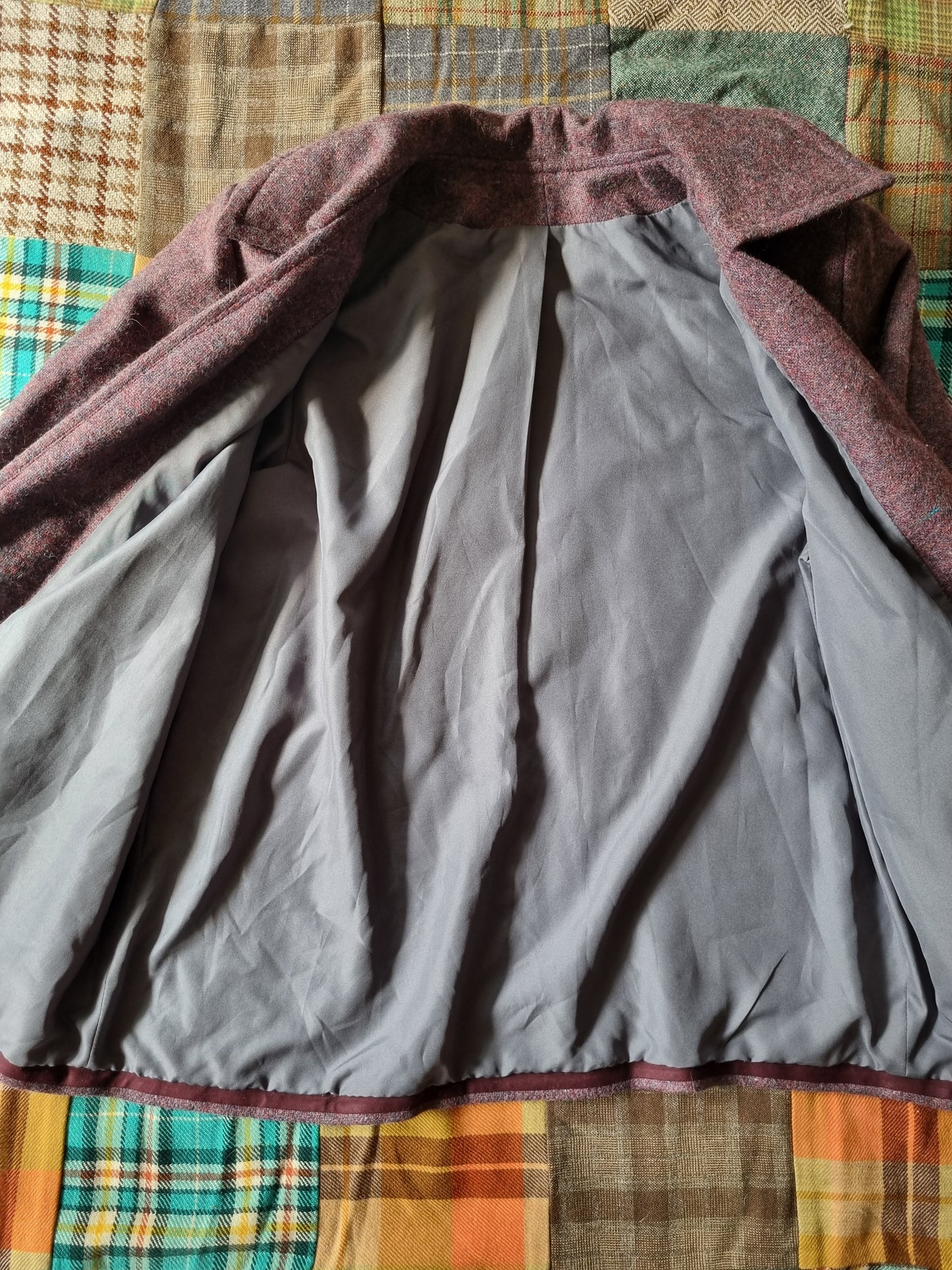 Purple Wool Women's Blazer