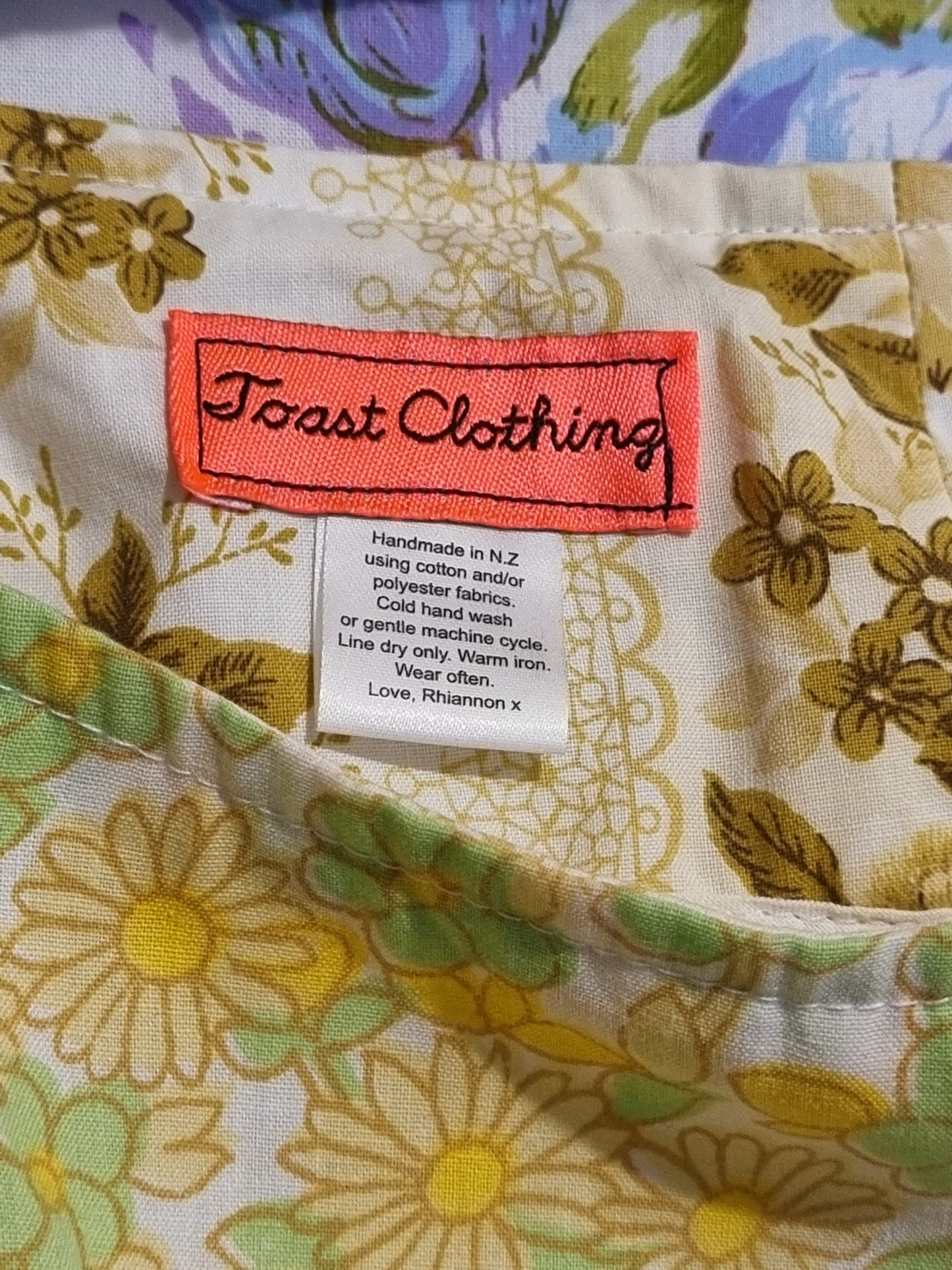 Yellow Floral 'Toast Clothing' Dress (10-12)