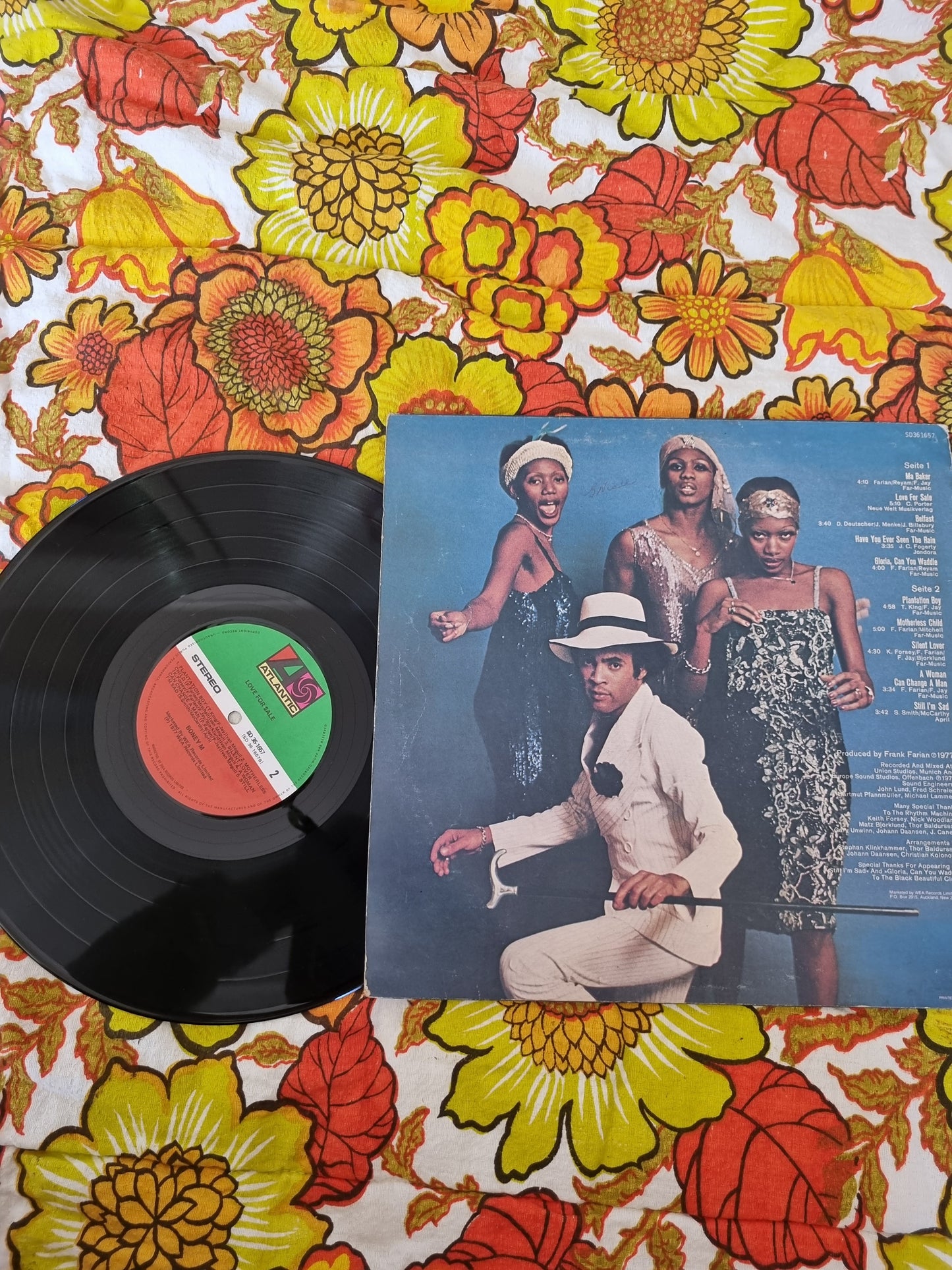 Vintage Record - Boney M - Love For Sale