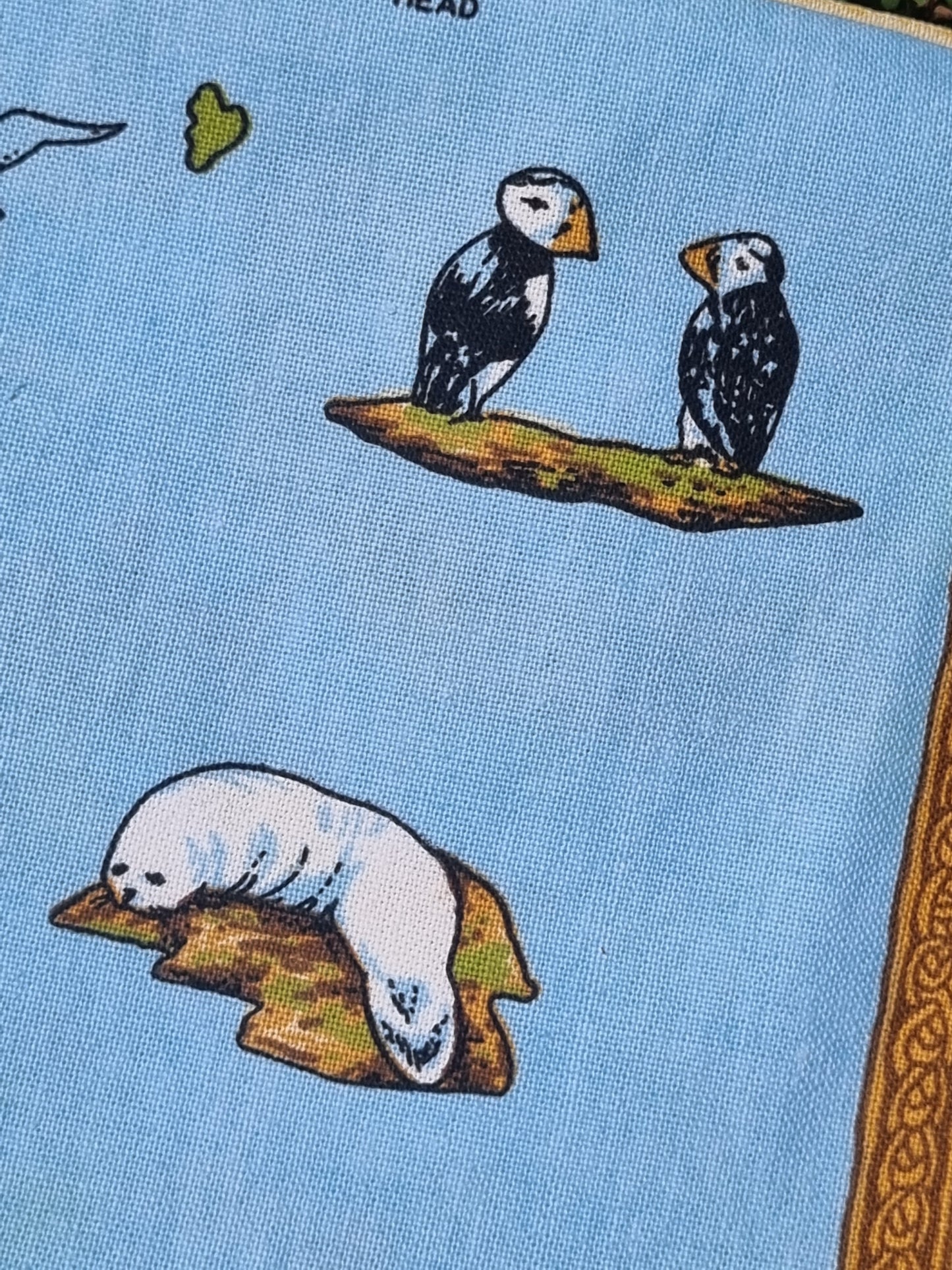 Vintage Teatowel - Orkney Islands