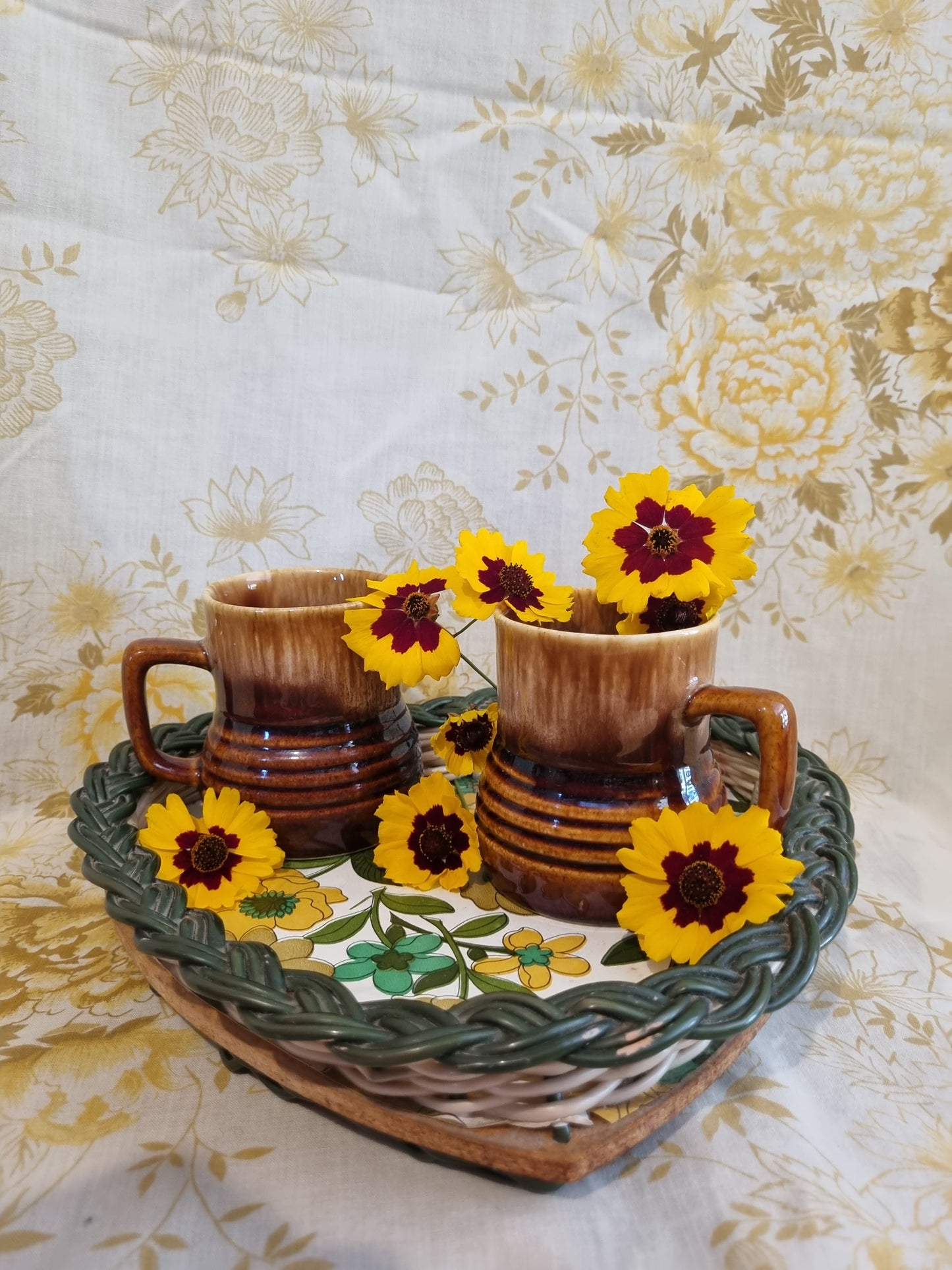 Crown Lynn Mugs - Shape 1242 (x2)