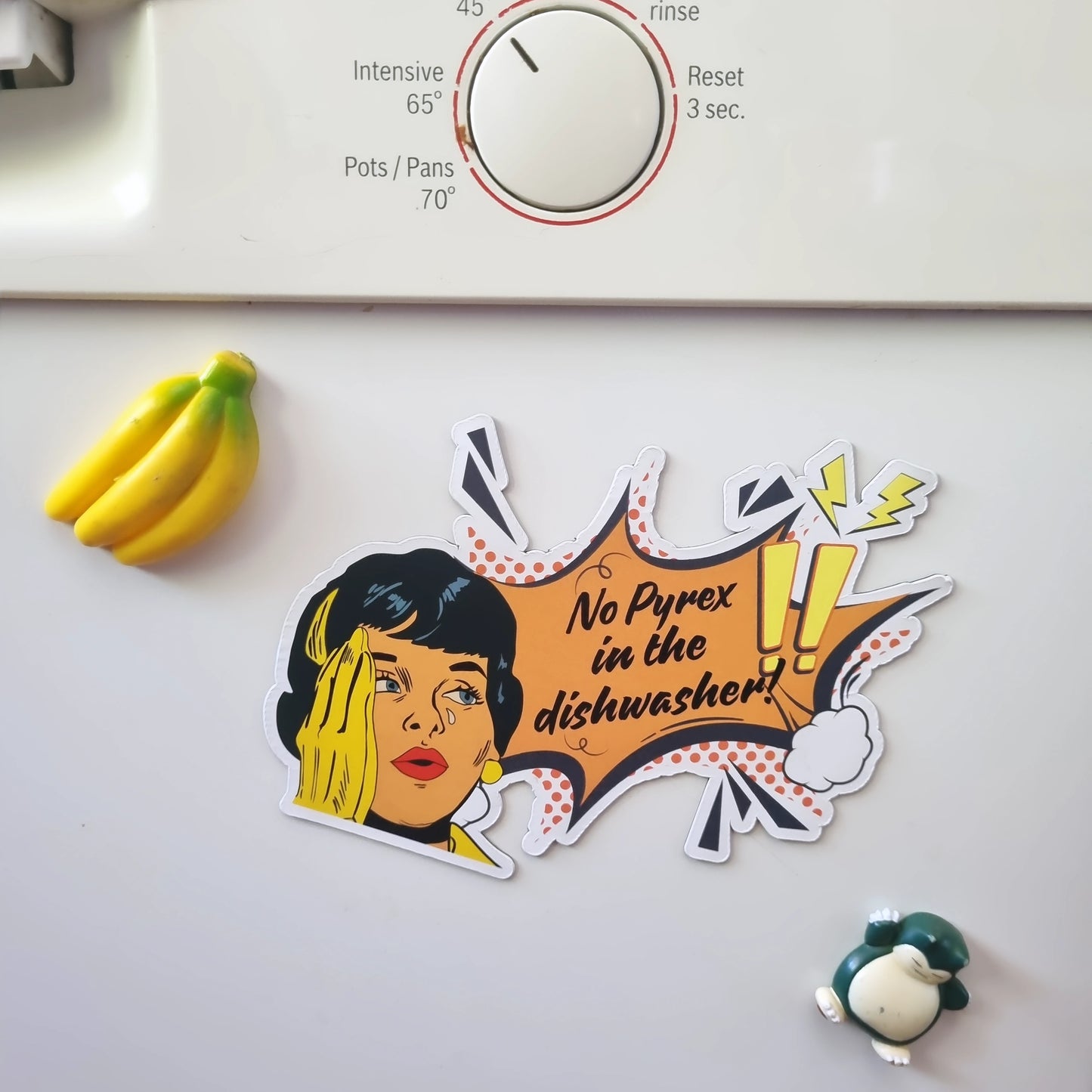Magnet: "No Pyrex In The Dishwasher"