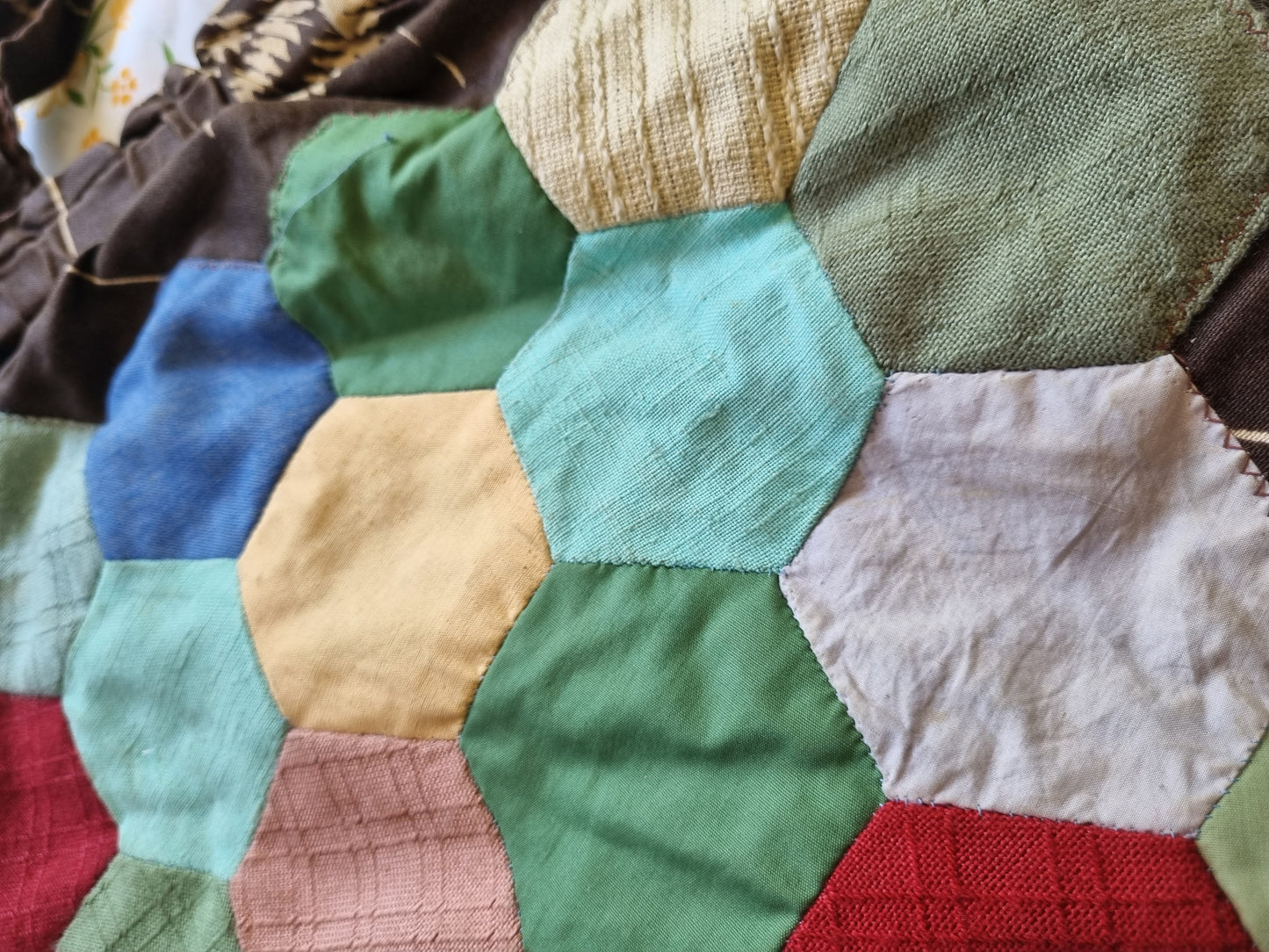 Homemade Vintage Patchwork Bag