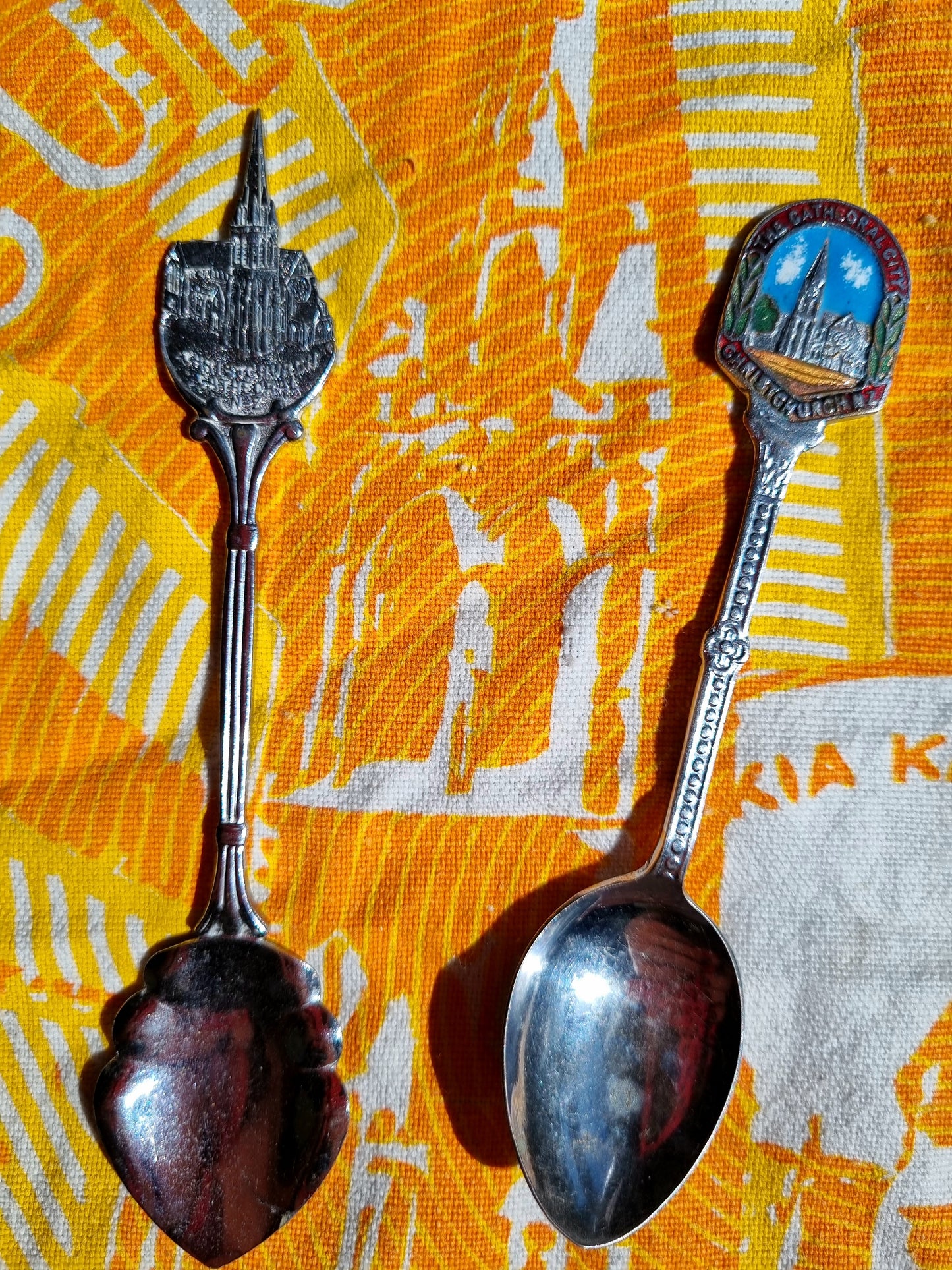 Souvenir Teaspoons x 2 - Christchurch/Ōtautahi