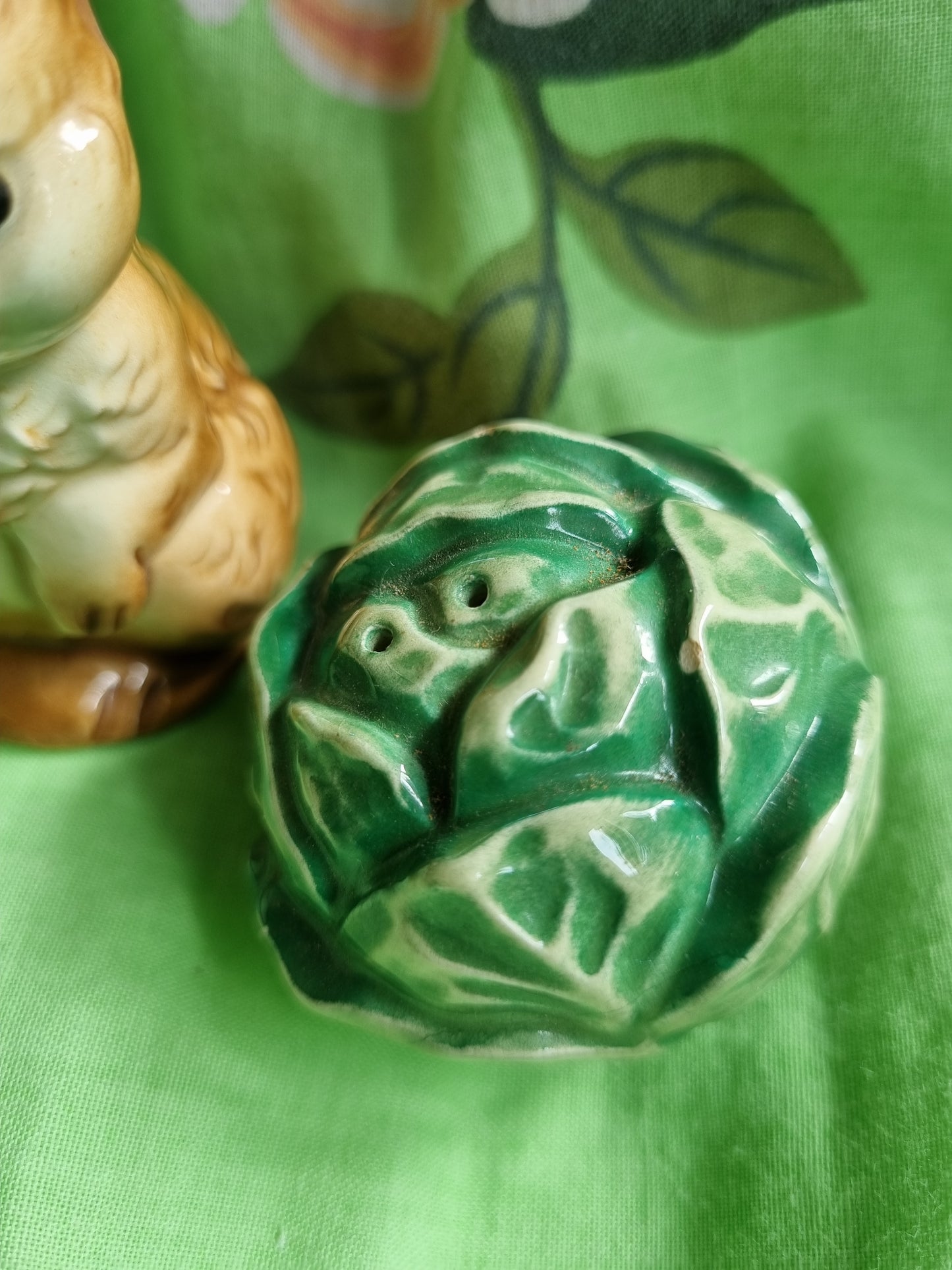 Goebel Rabbit and Cabbage Salt and Pepper Shakers (Germany)
