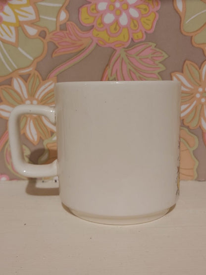 Crown Lynn Nurseryware Cup - Hobbie Holly Style
